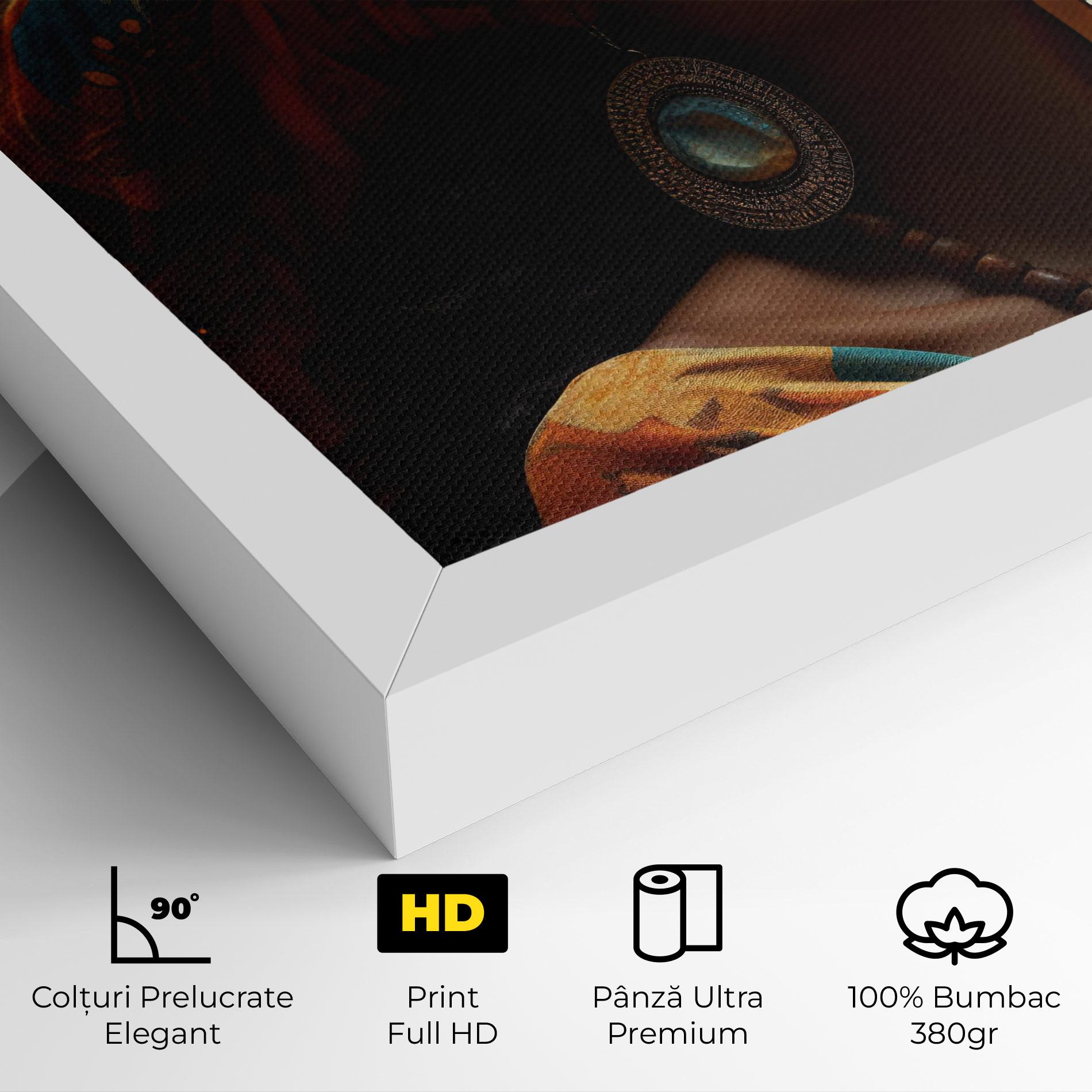 Tablou Canvas Fashion African Portrait mockup 4