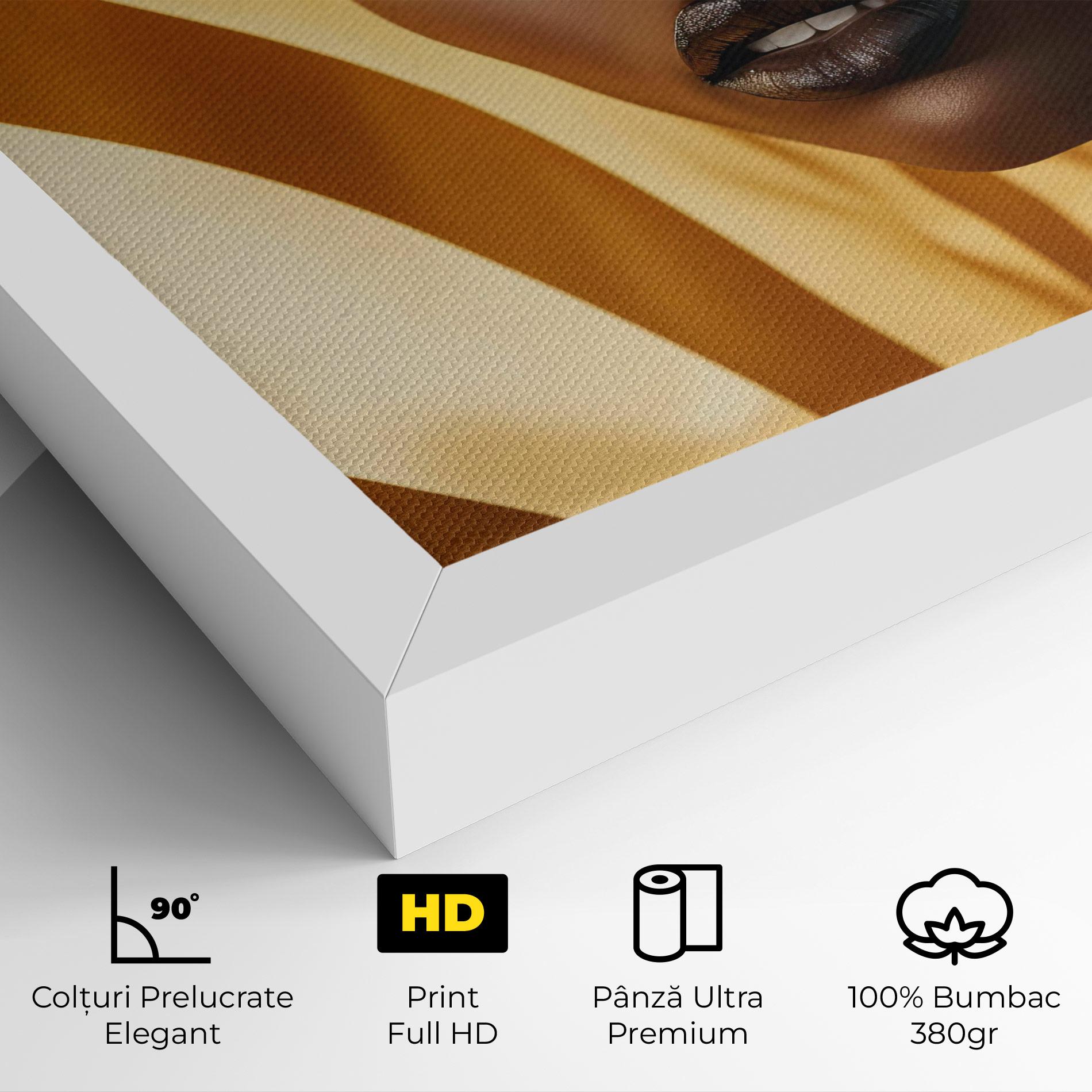 Tablou Canvas Fashion African Woman mockup 4