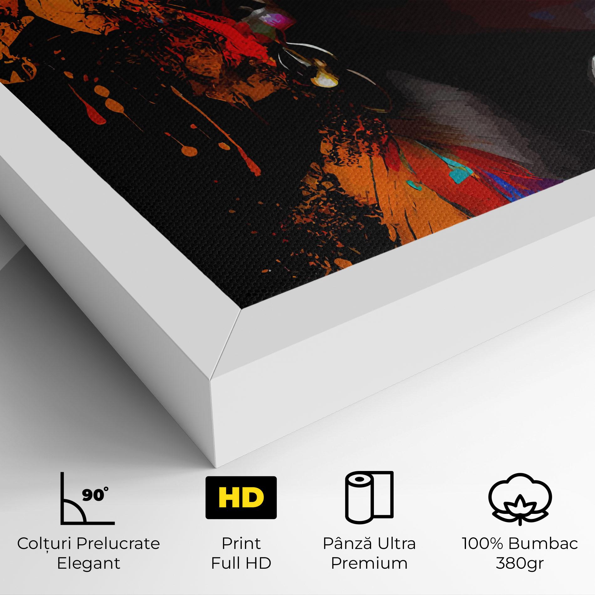 Tablou Canvas Pretty African Art Splash mockup 4