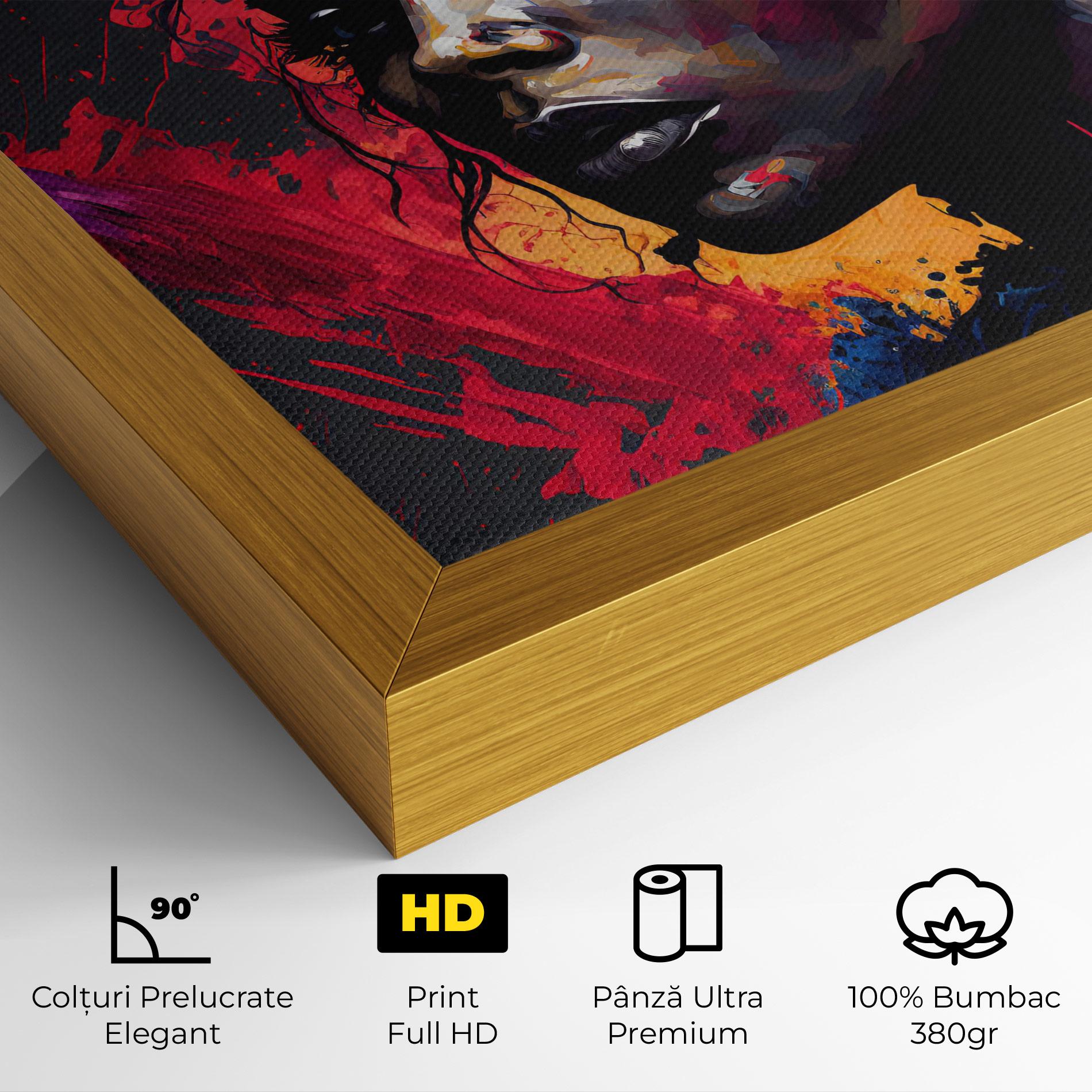 Tablou Canvas African Woman Splash mockup 4