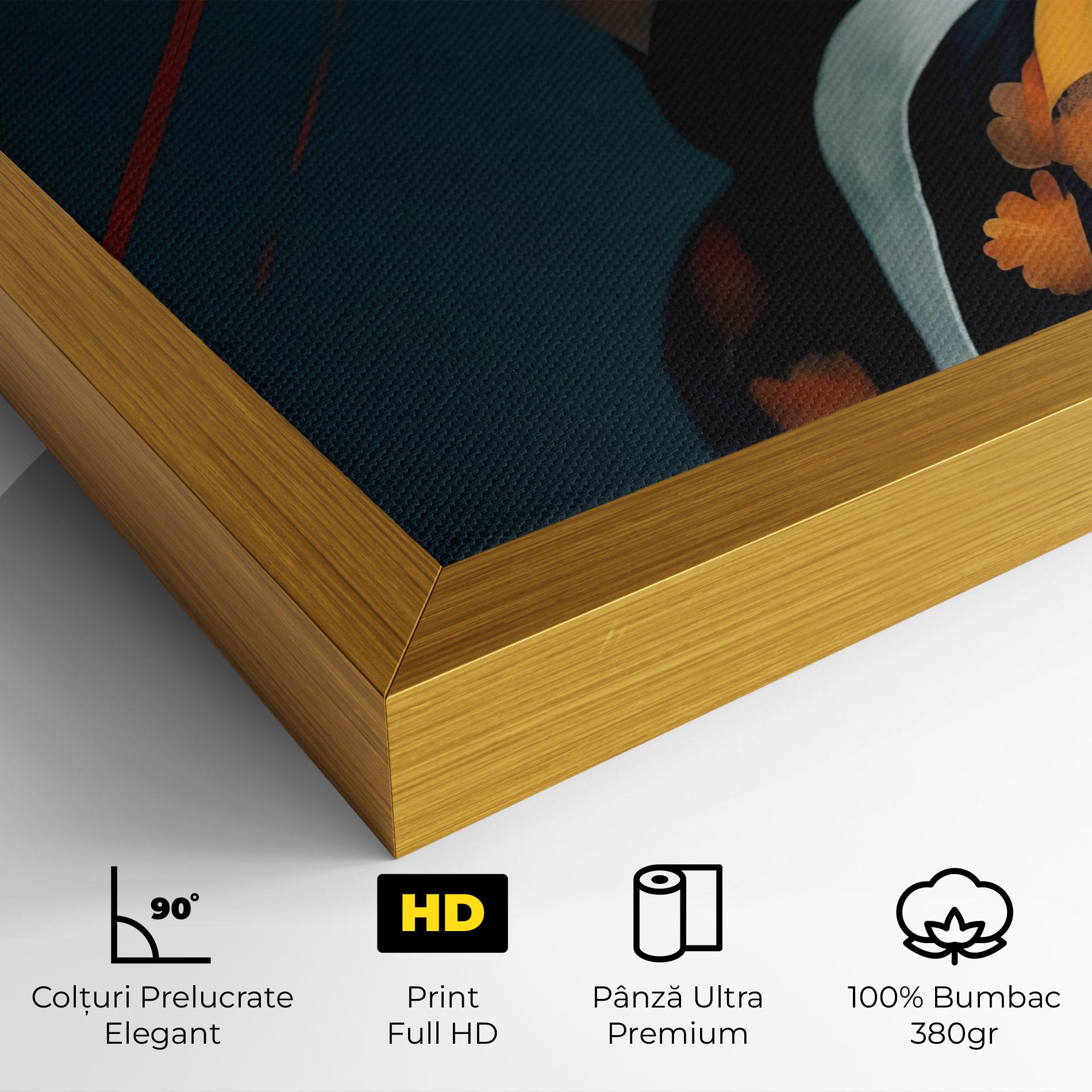 Tablou Canvas Asian Painted Woman mockup 4