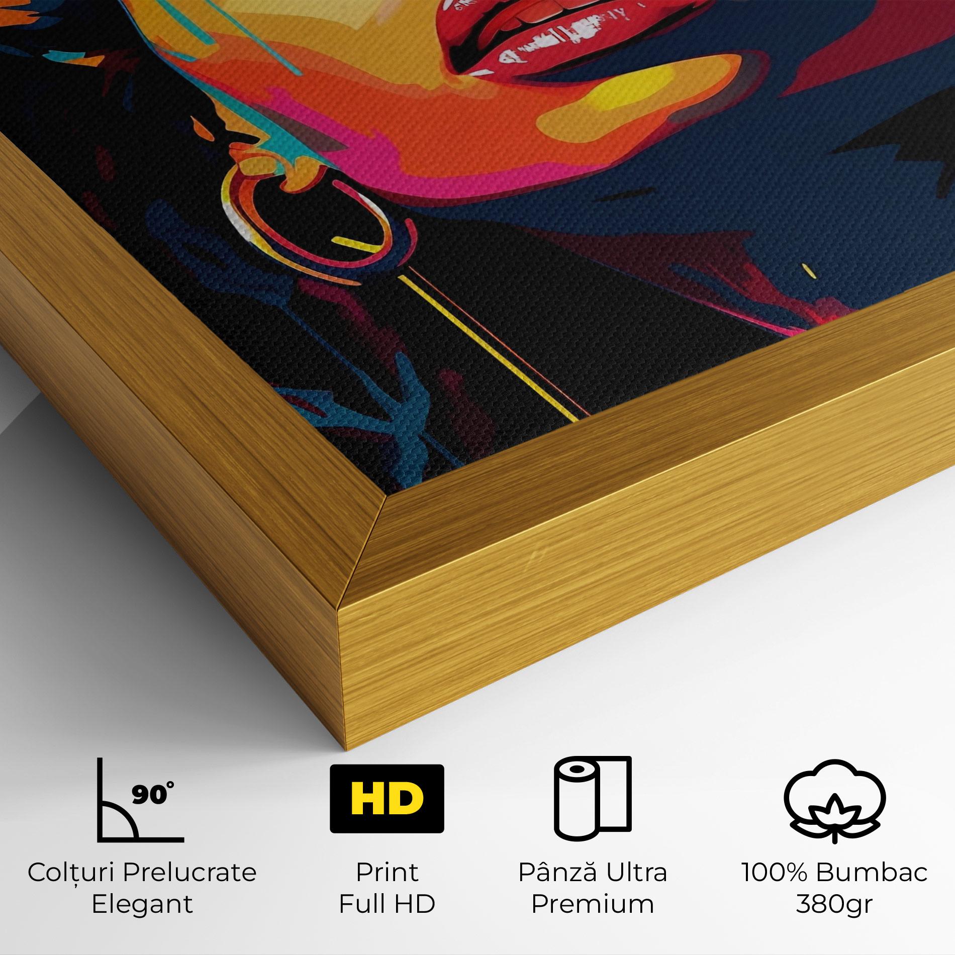 Tablou Canvas Beautiful African Art mockup 4