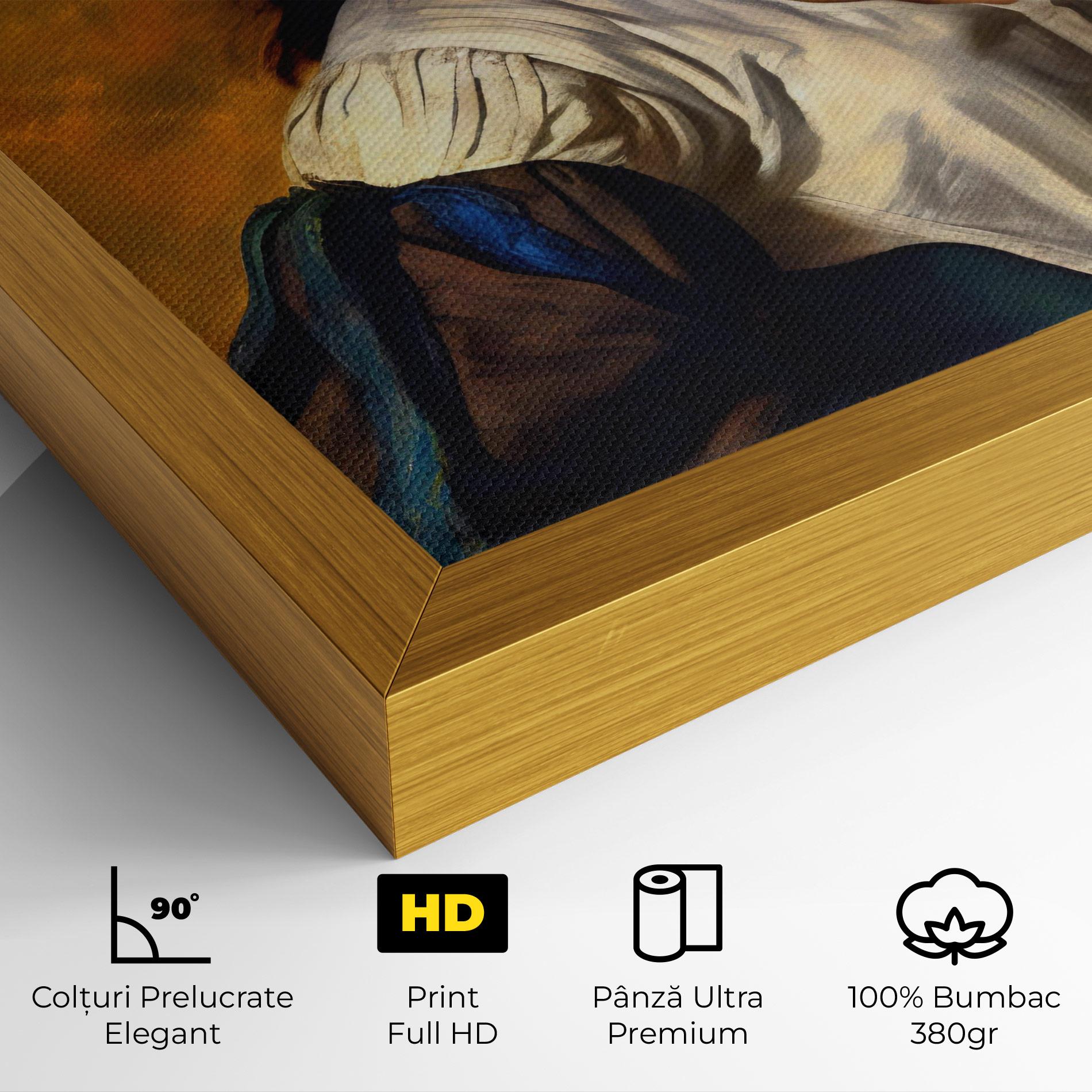 Tablou Canvas Beautiful Brunette Art mockup 4