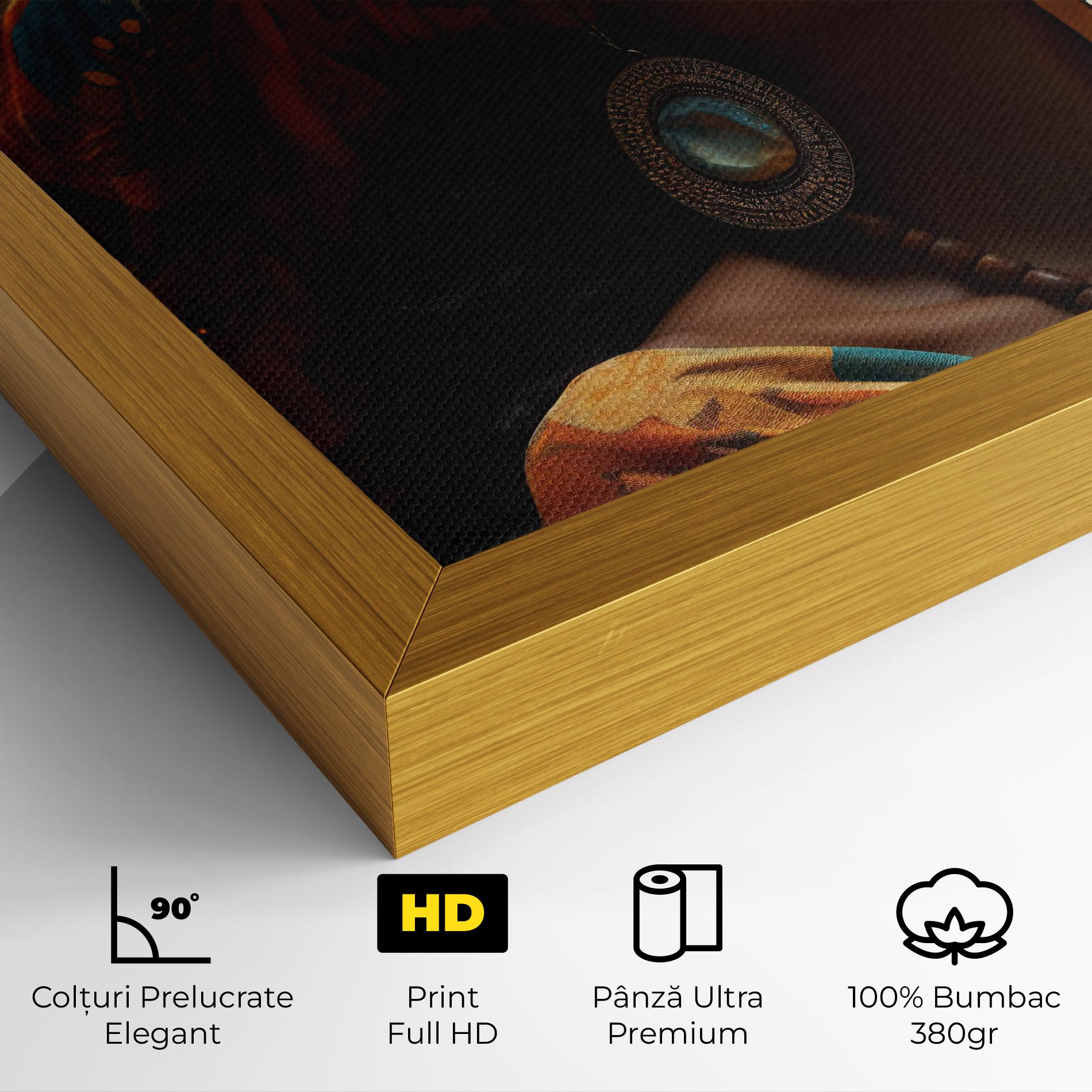 Tablou Canvas Fashion African Portrait mockup 4