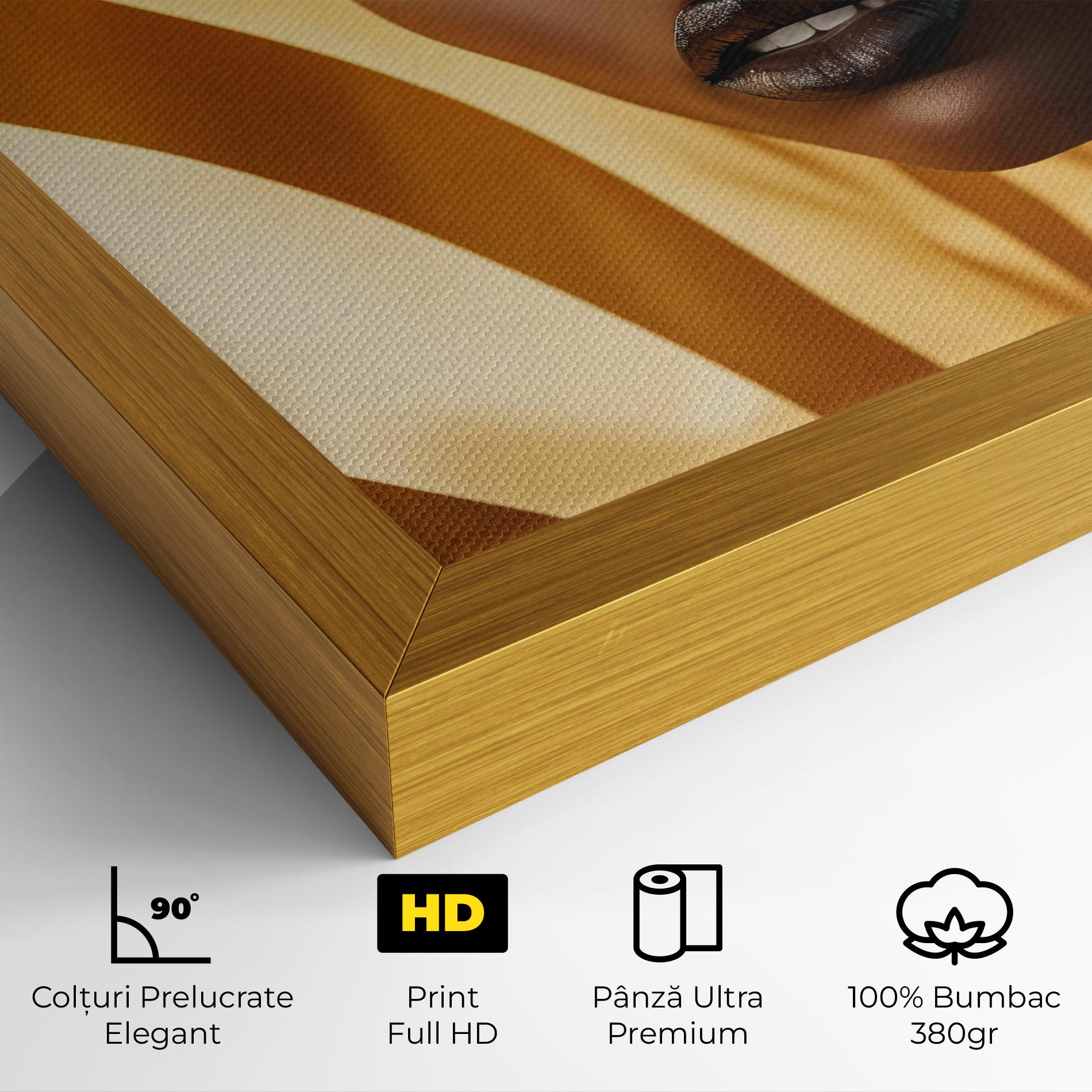 Tablou Canvas Fashion African Woman mockup 4