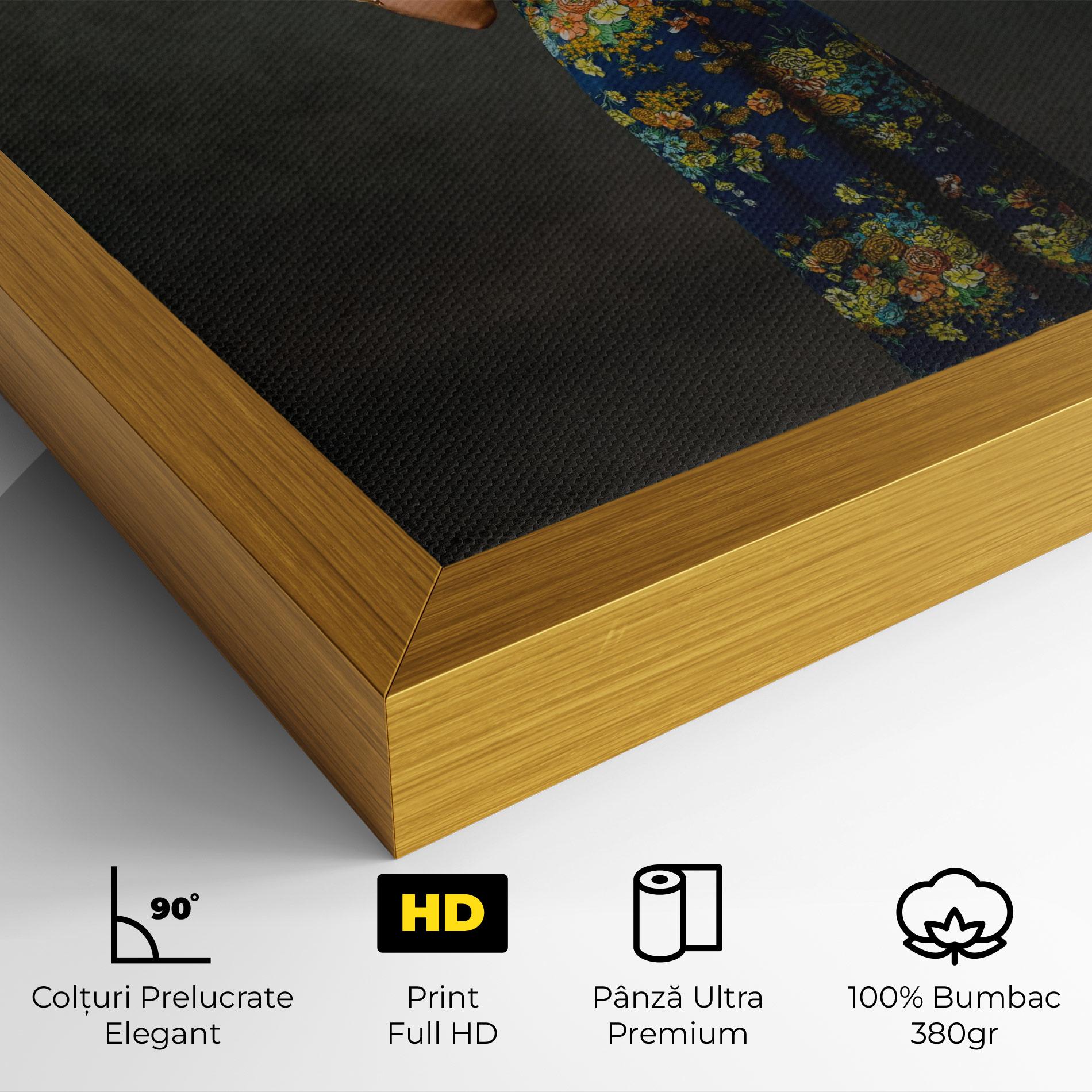 Tablou Canvas Sugar Skull Makeup mockup 4