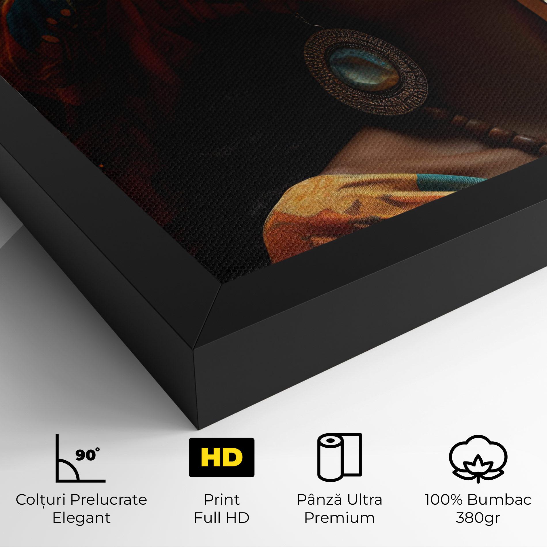 Tablou Canvas Fashion African Portrait mockup 4