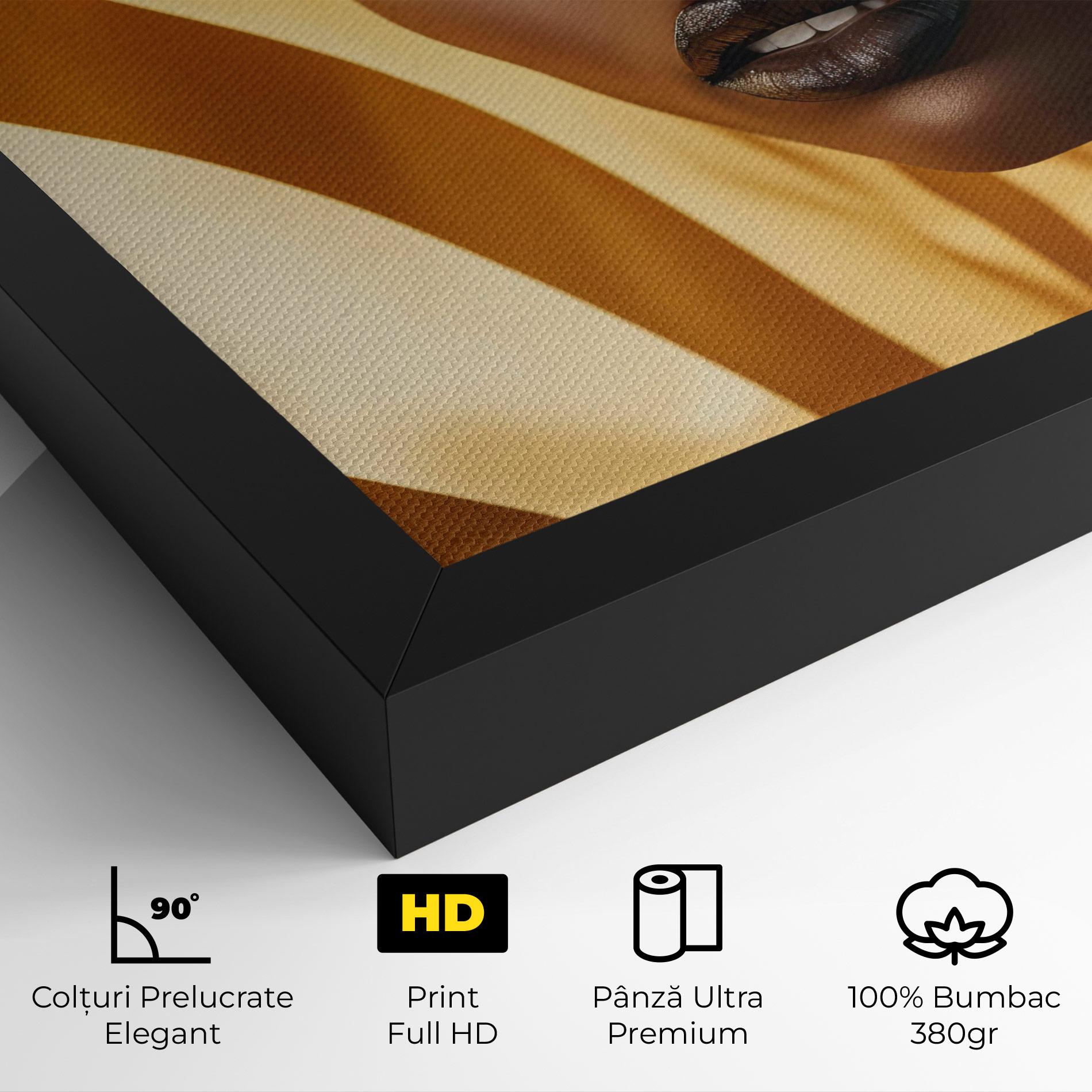 Tablou Canvas Fashion African Woman mockup 4