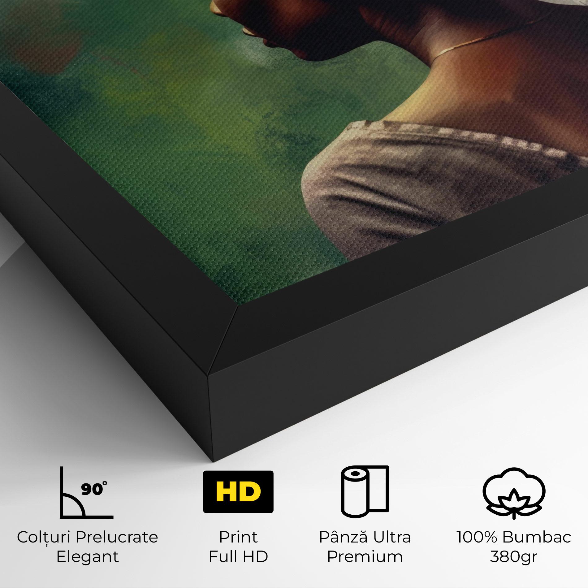 Tablou Canvas Yellow Turban Art mockup 4
