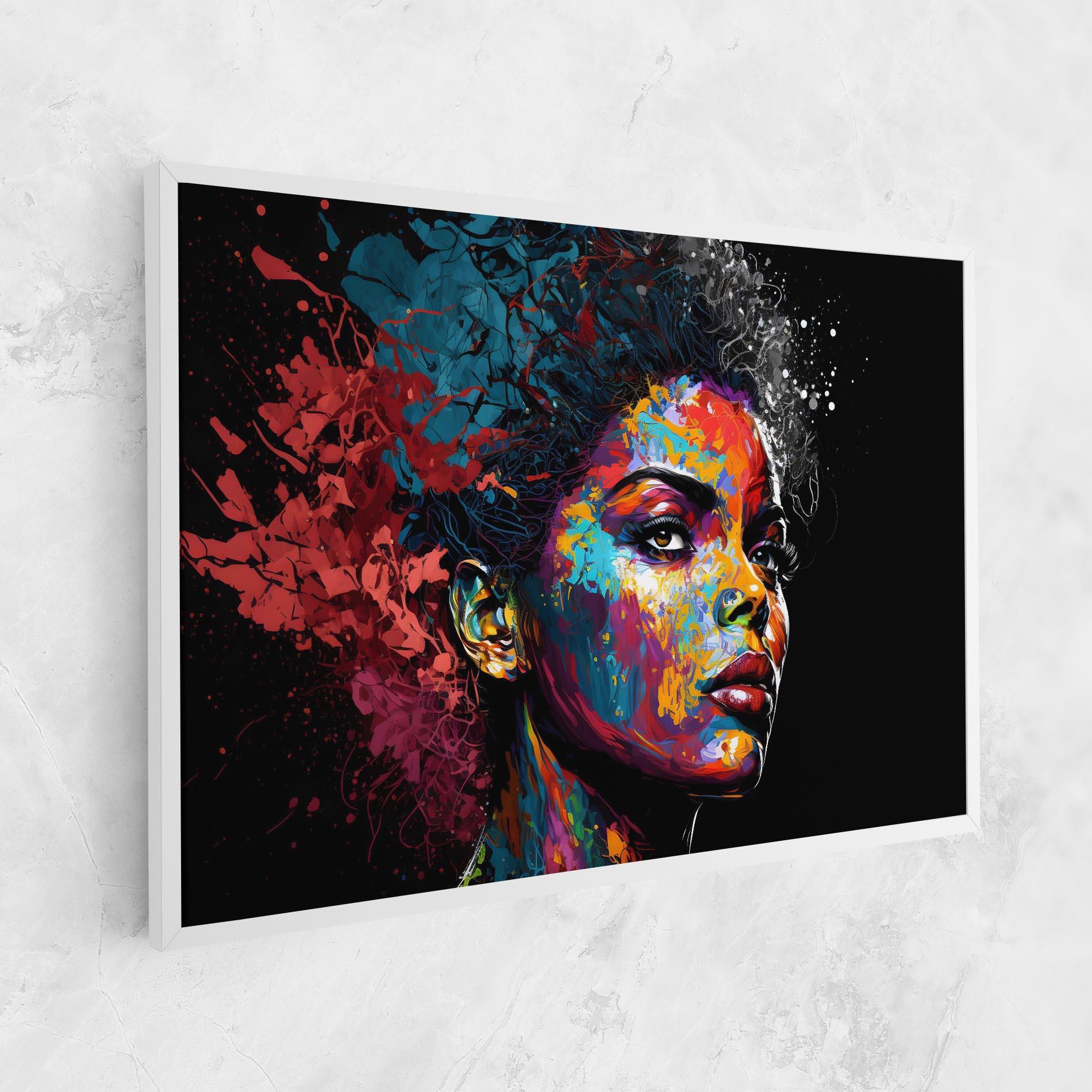 Tablou Canvas American Woman Splashes mockup 1