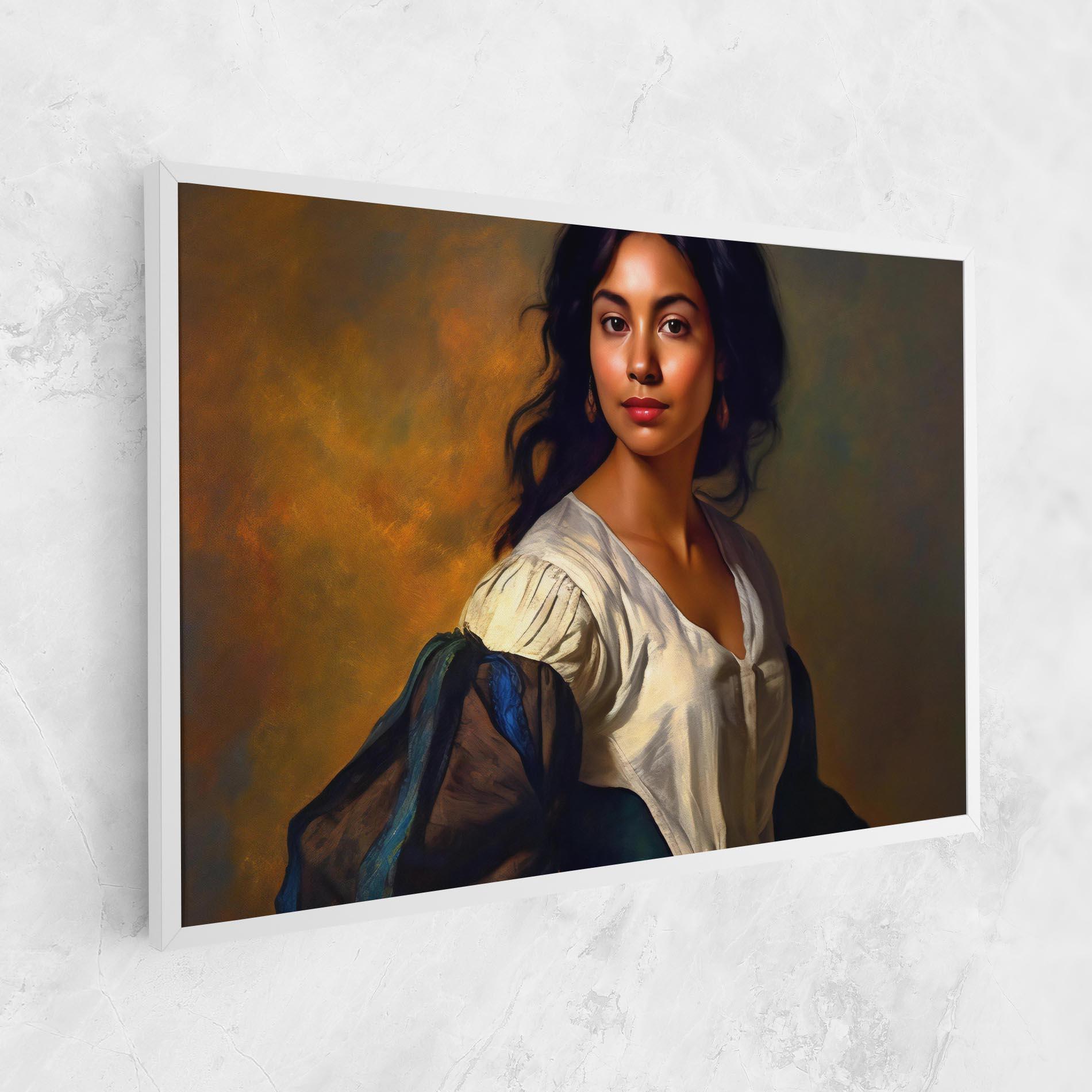 Tablou Canvas Beautiful Brunette Art mockup 1