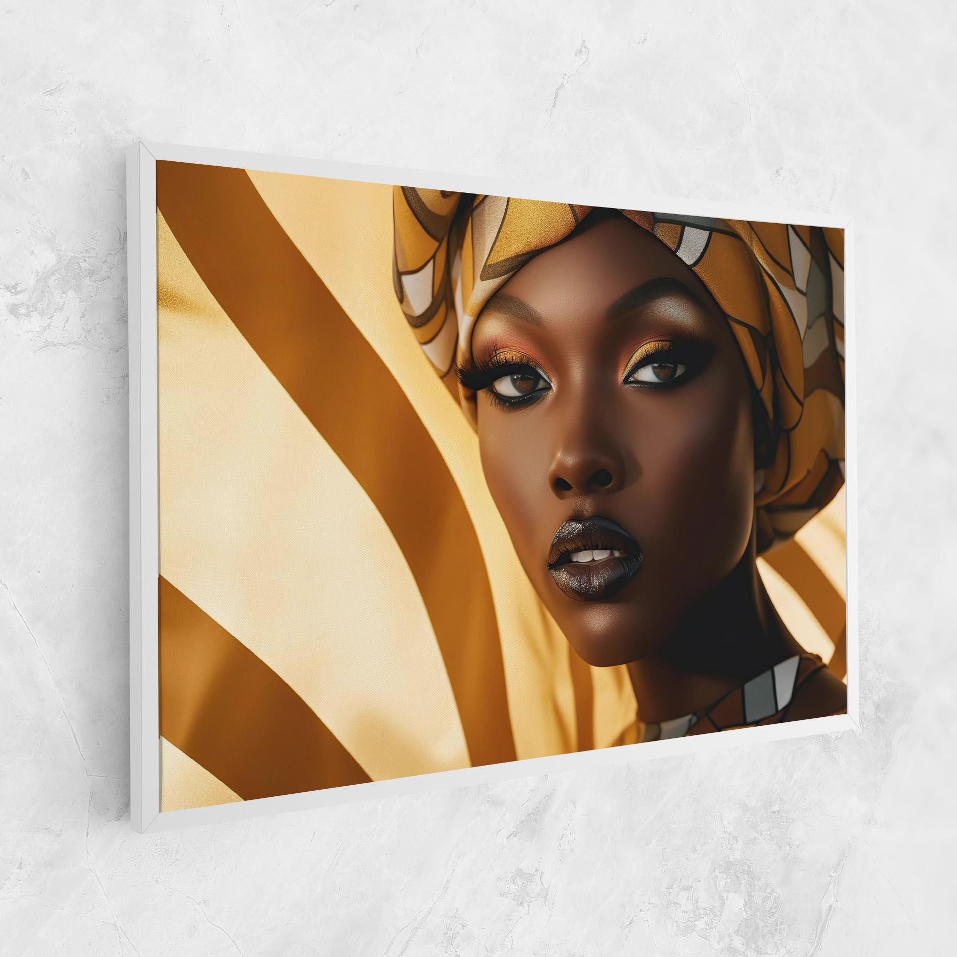 Tablou Canvas Fashion African Woman mockup 1
