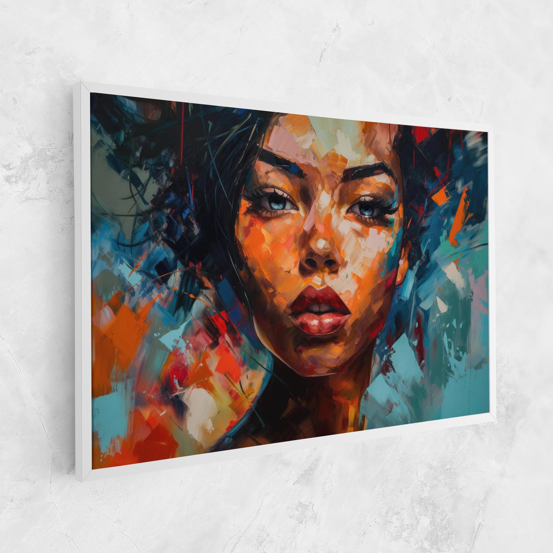 Tablou Canvas Intense Fiery Portrait mockup 1