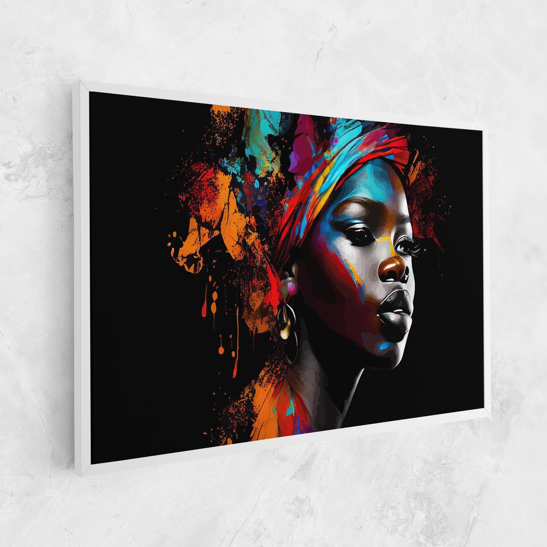 Tablou Canvas Pretty African Art Splash mockup 1