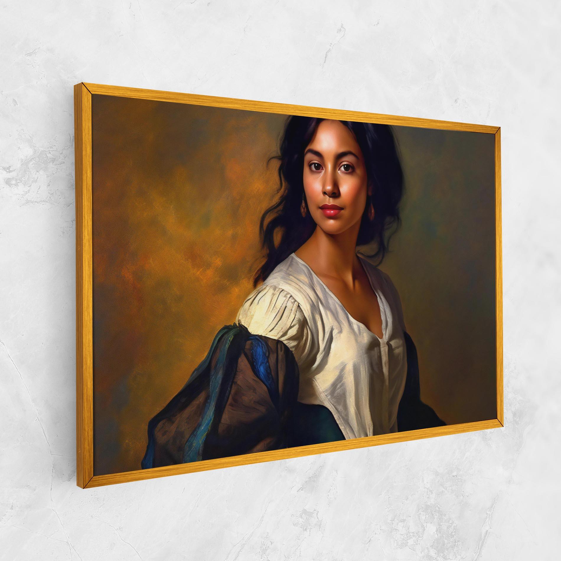Tablou Canvas Beautiful Brunette Art mockup 1