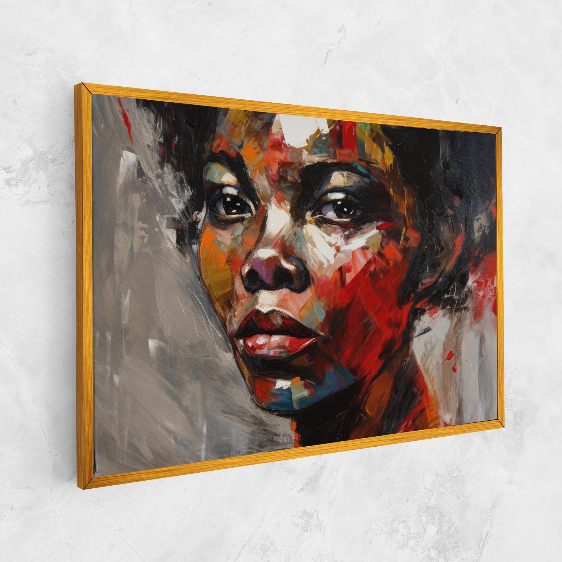 Tablou Canvas Intense Portrait Art mockup 1