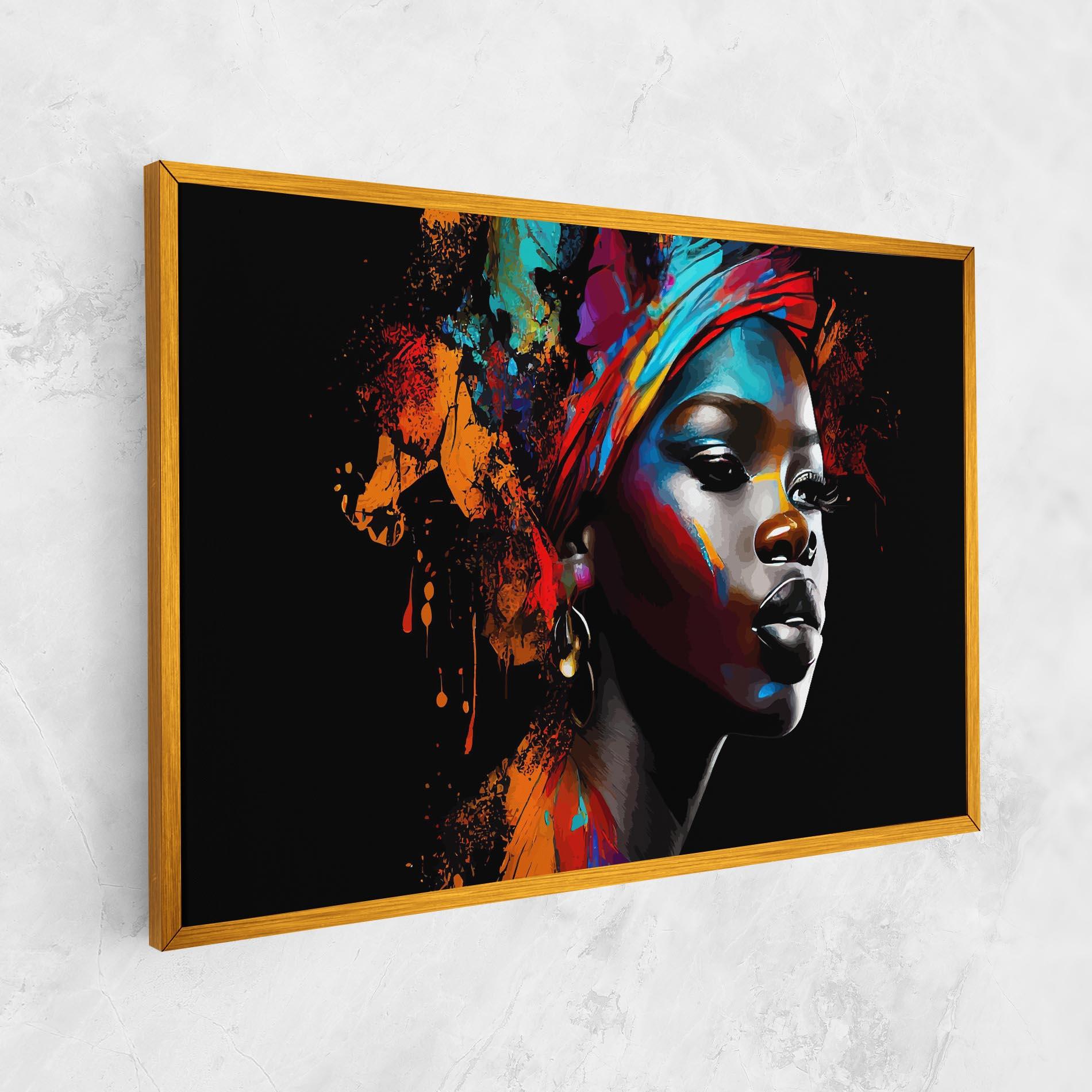 Tablou Canvas Pretty African Art Splash mockup 1