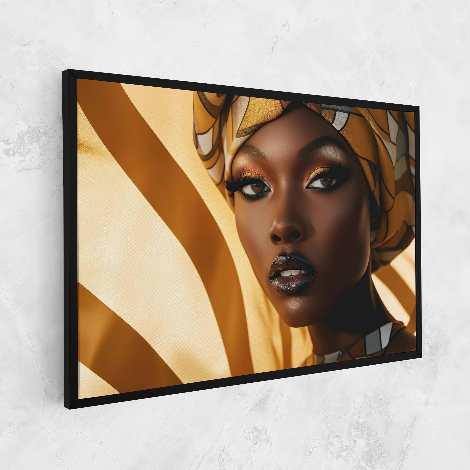Tablou Canvas Fashion African Woman mockup 1