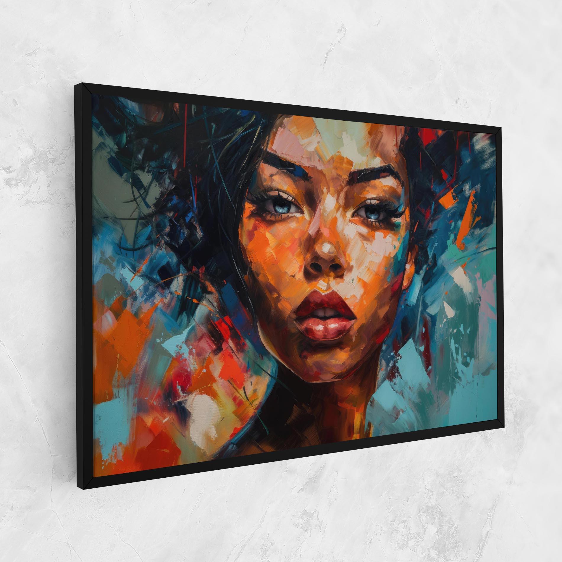 Tablou Canvas Intense Fiery Portrait mockup 1