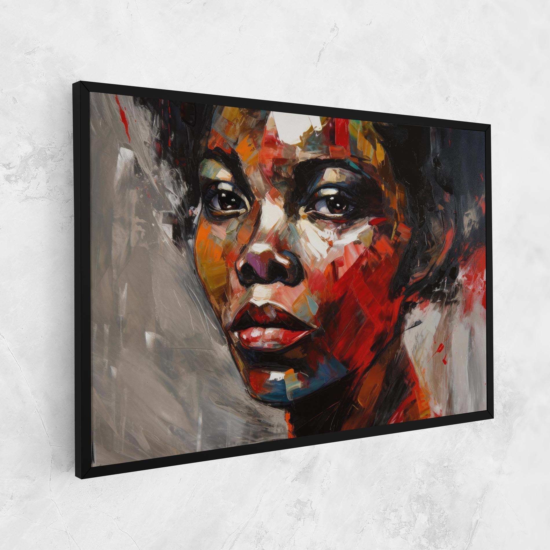 Tablou Canvas Intense Portrait Art mockup 1