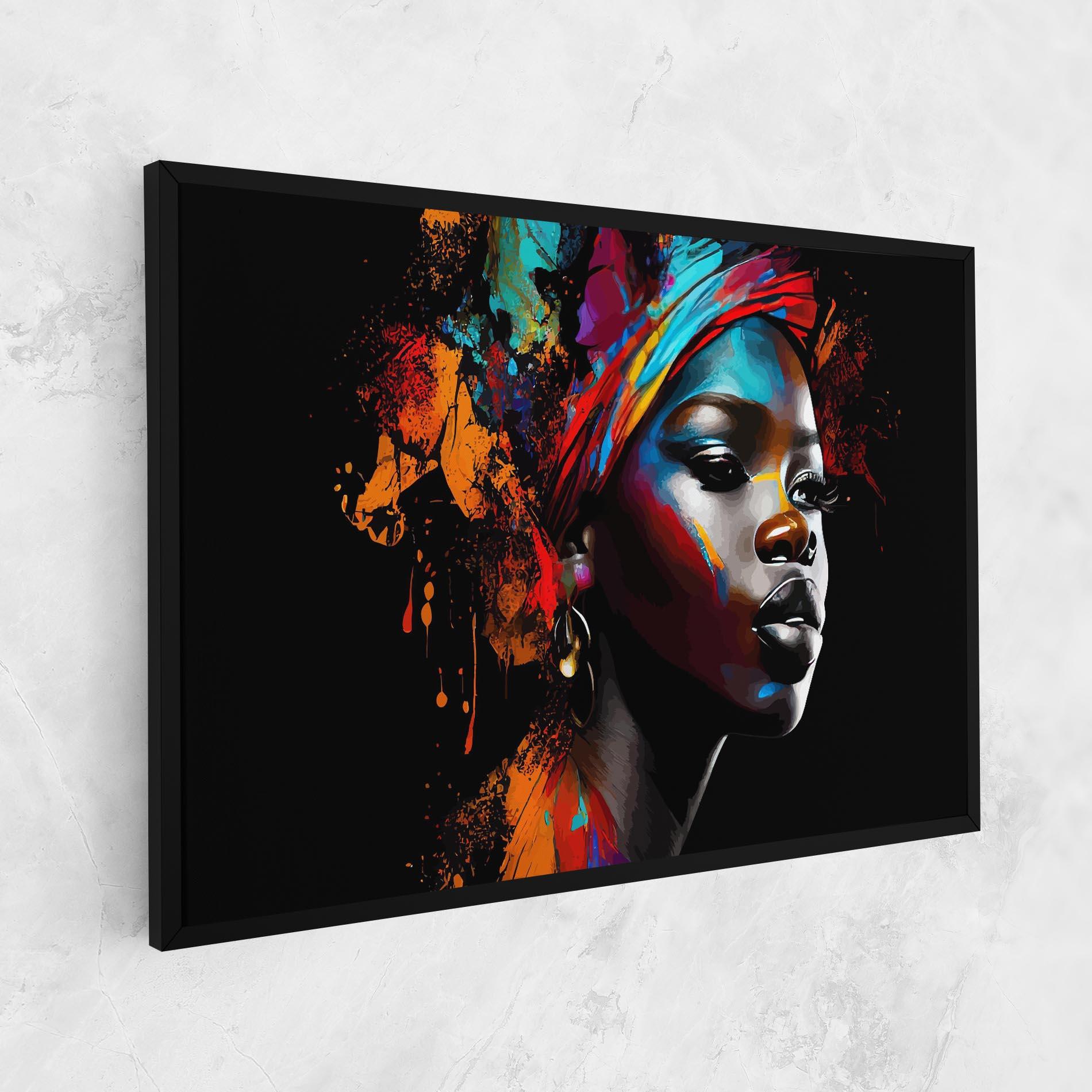 Tablou Canvas Pretty African Art Splash mockup 1