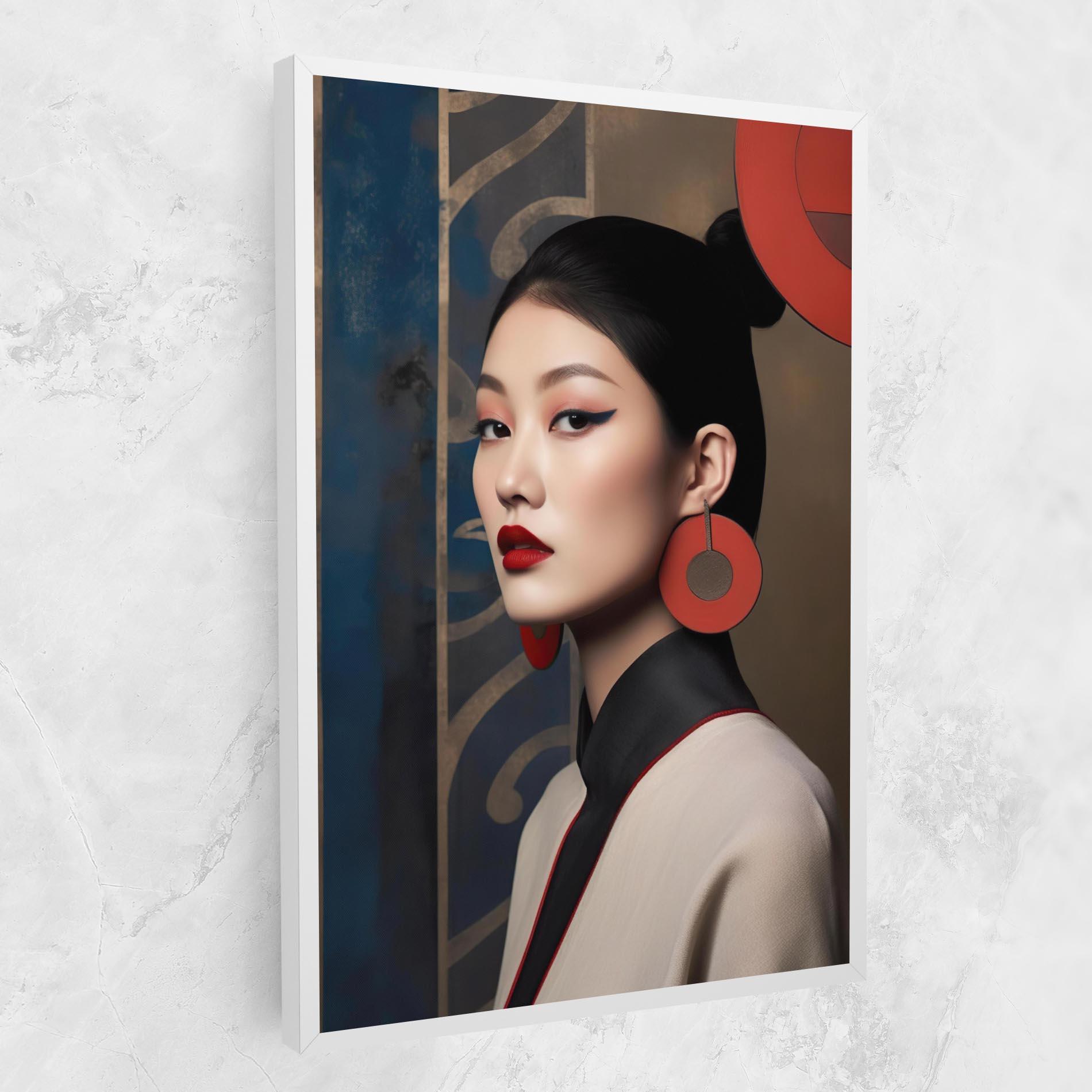 Tablou Canvas Asian Big Earrings mockup 1