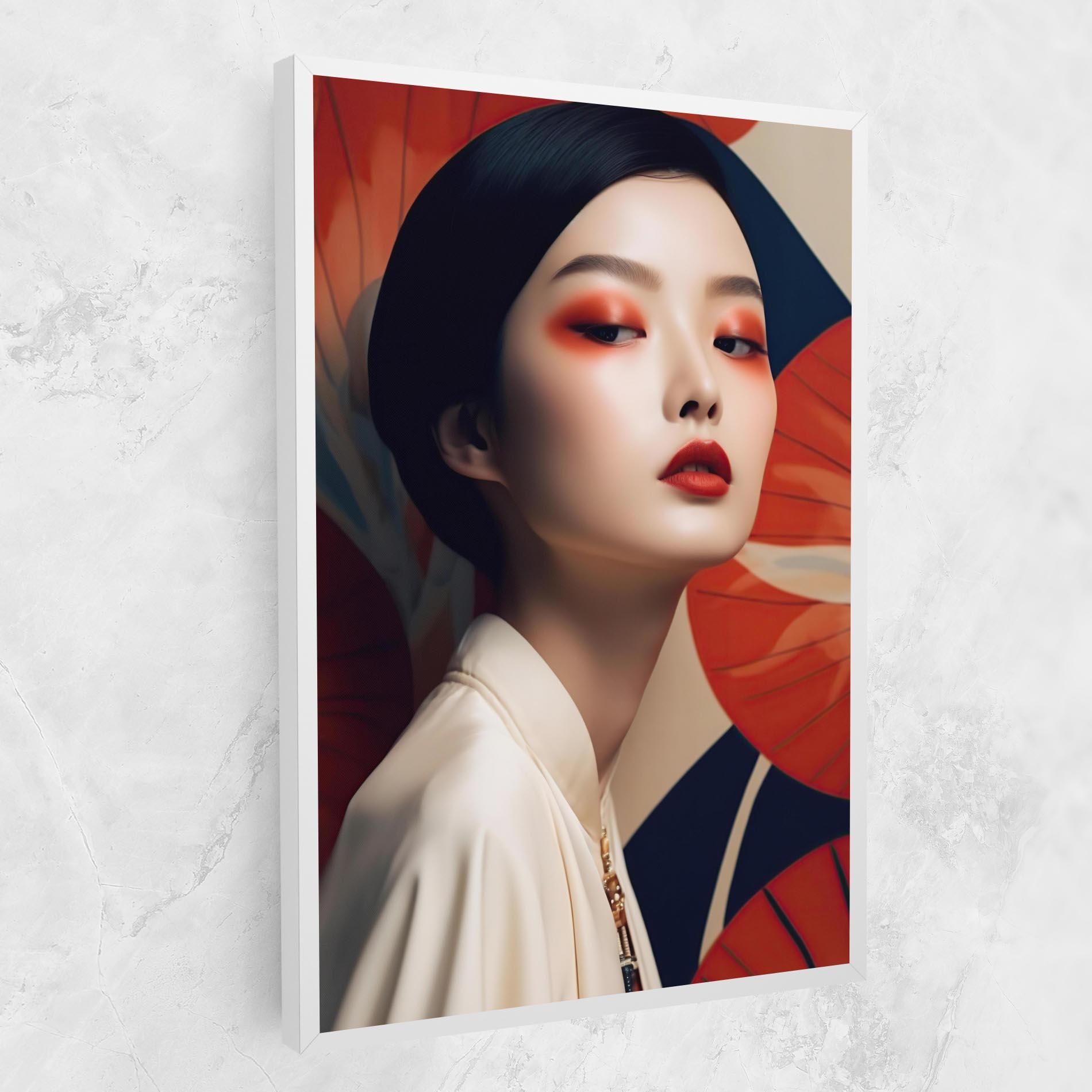 Tablou Canvas Asiatic Red Lips mockup 1