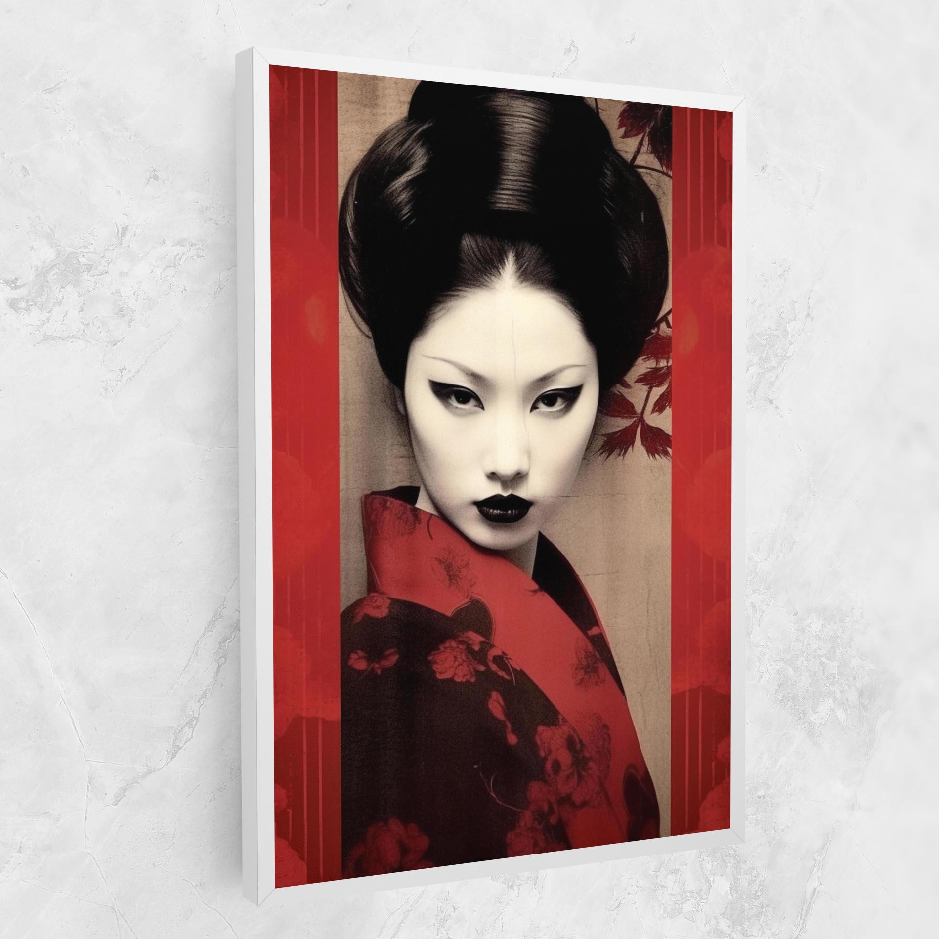 Tablou Canvas Black Asiatic Makeup mockup 1