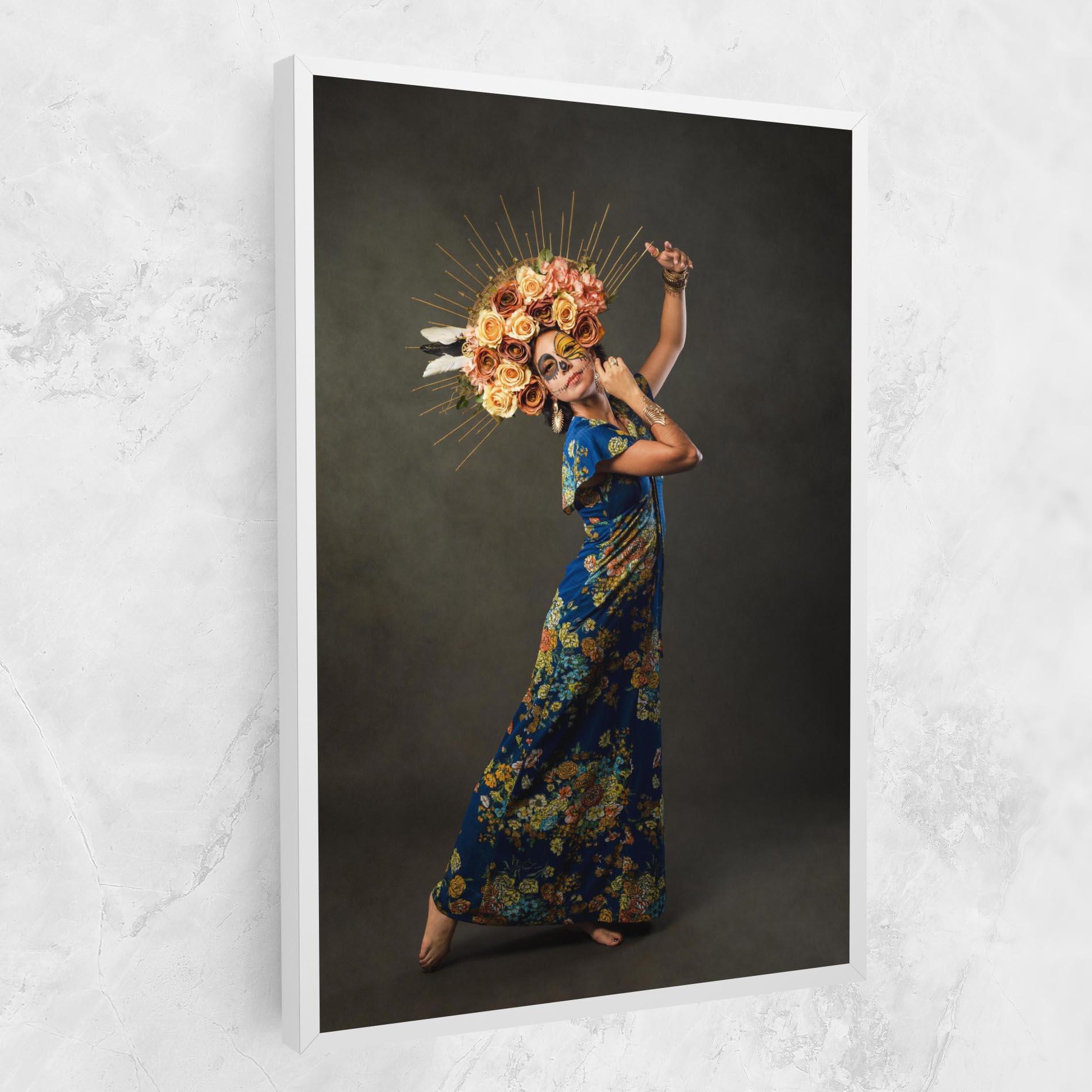 Tablou Canvas Sugar Skull Face mockup 1