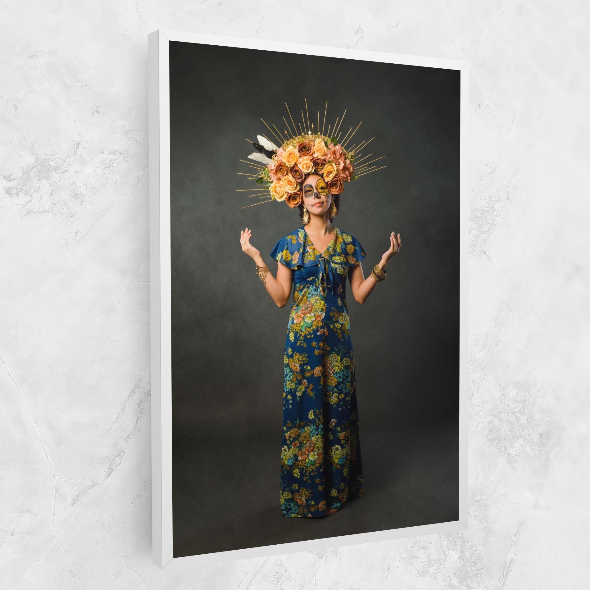 Tablou Canvas Sugar Skull Makeup mockup 1