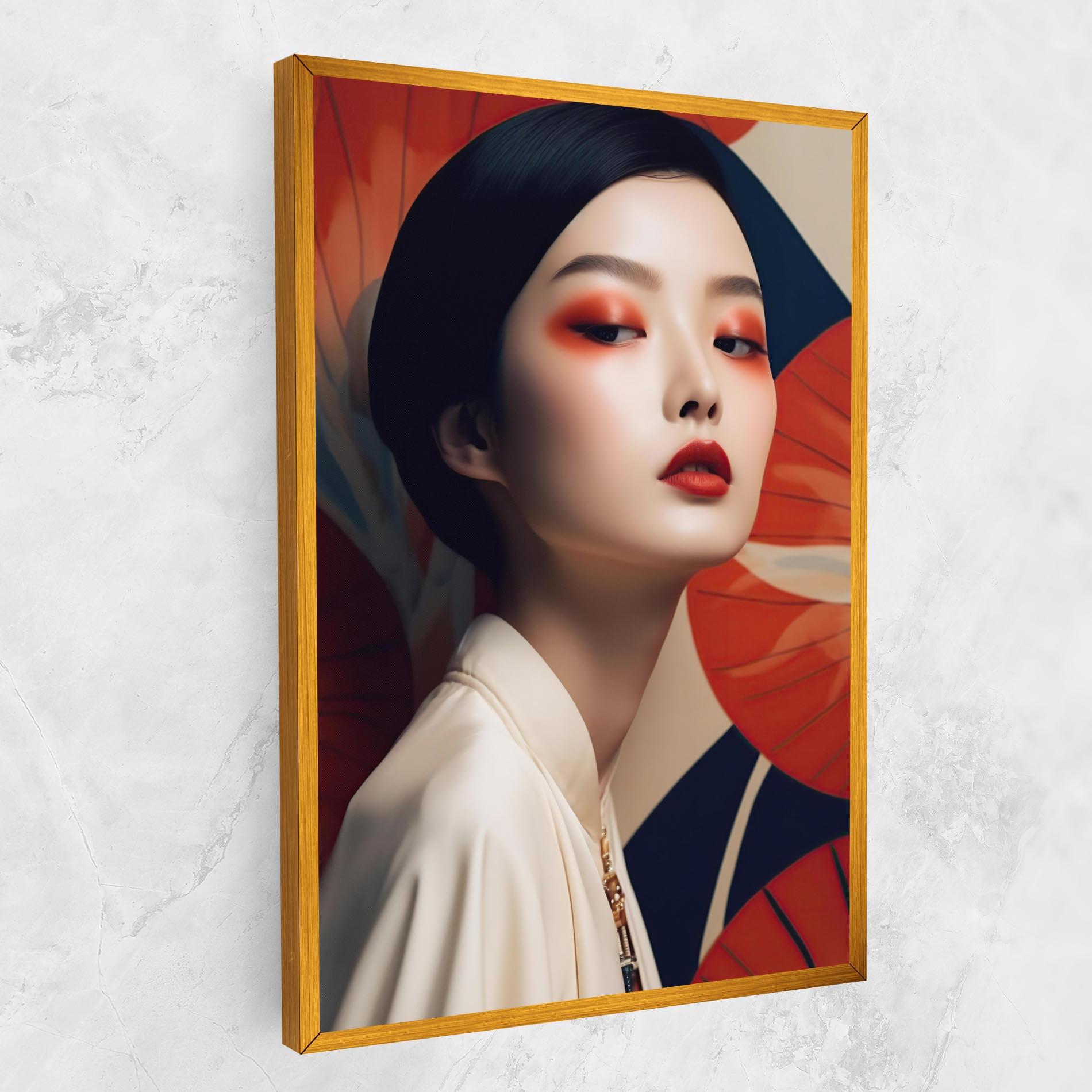 Tablou Canvas Asiatic Red Lips mockup 1