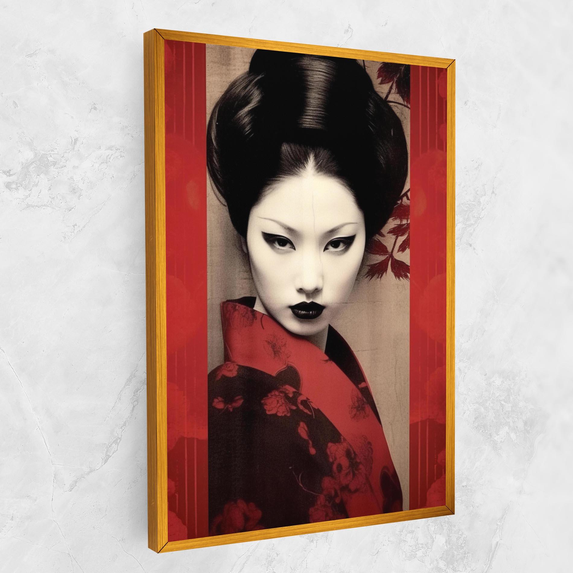 Tablou Canvas Black Asiatic Makeup mockup 1