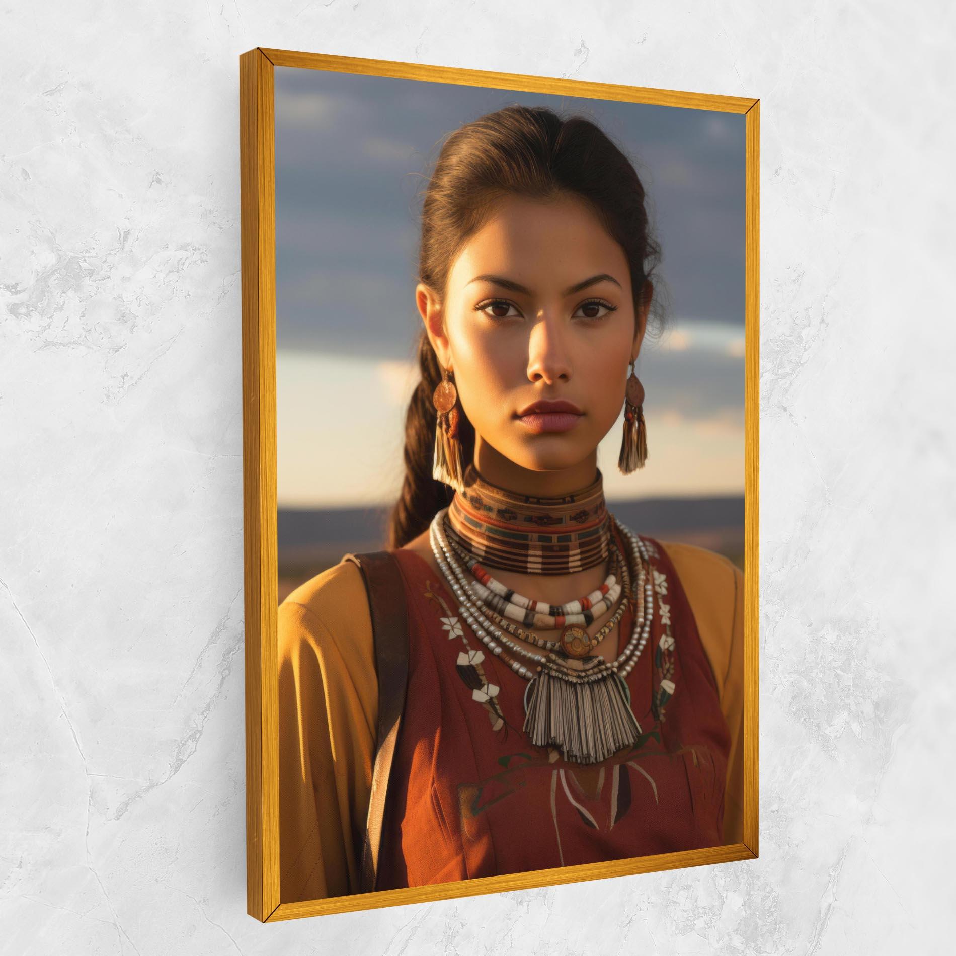 Tablou Canvas Native American Desert mockup 1