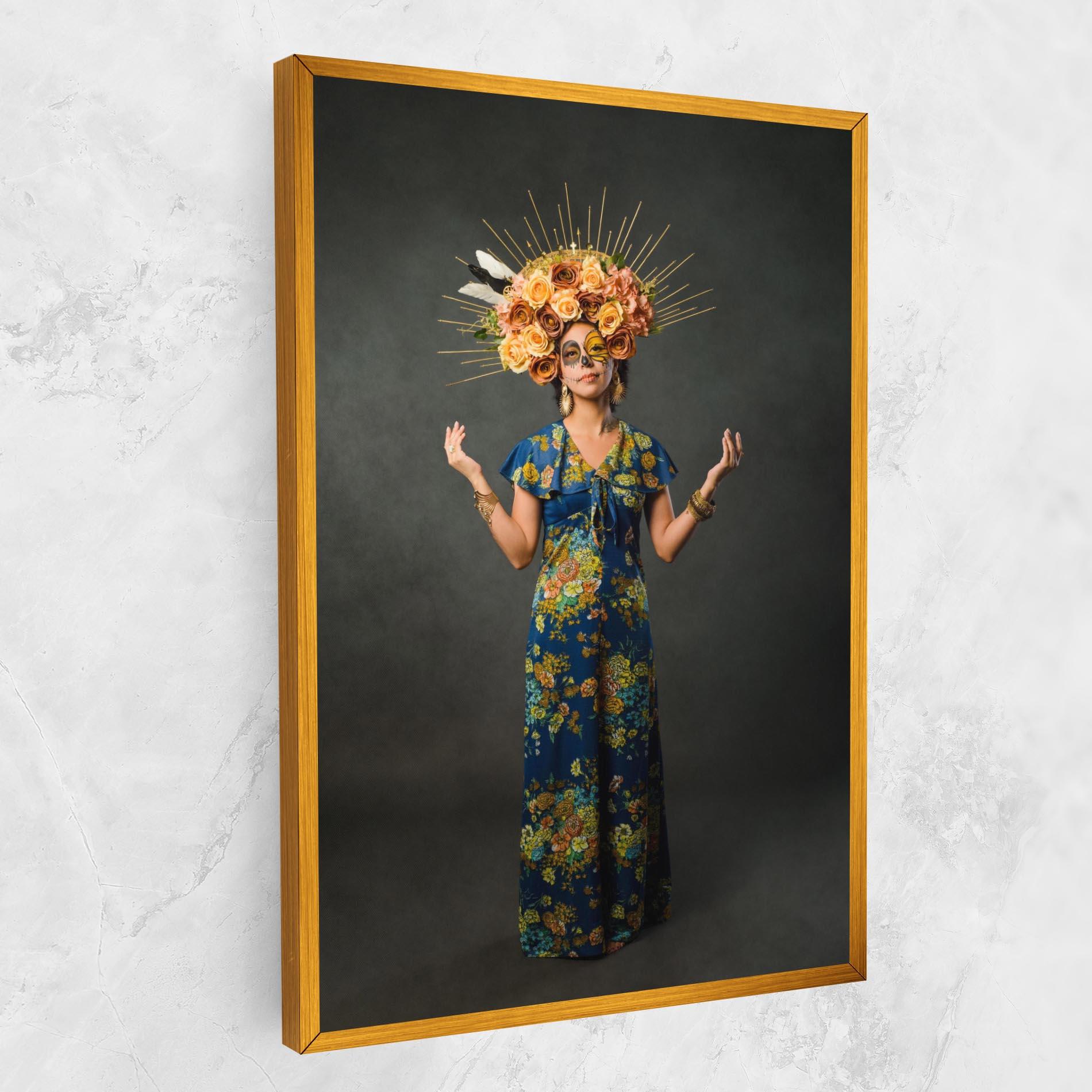 Tablou Canvas Sugar Skull Makeup mockup 1