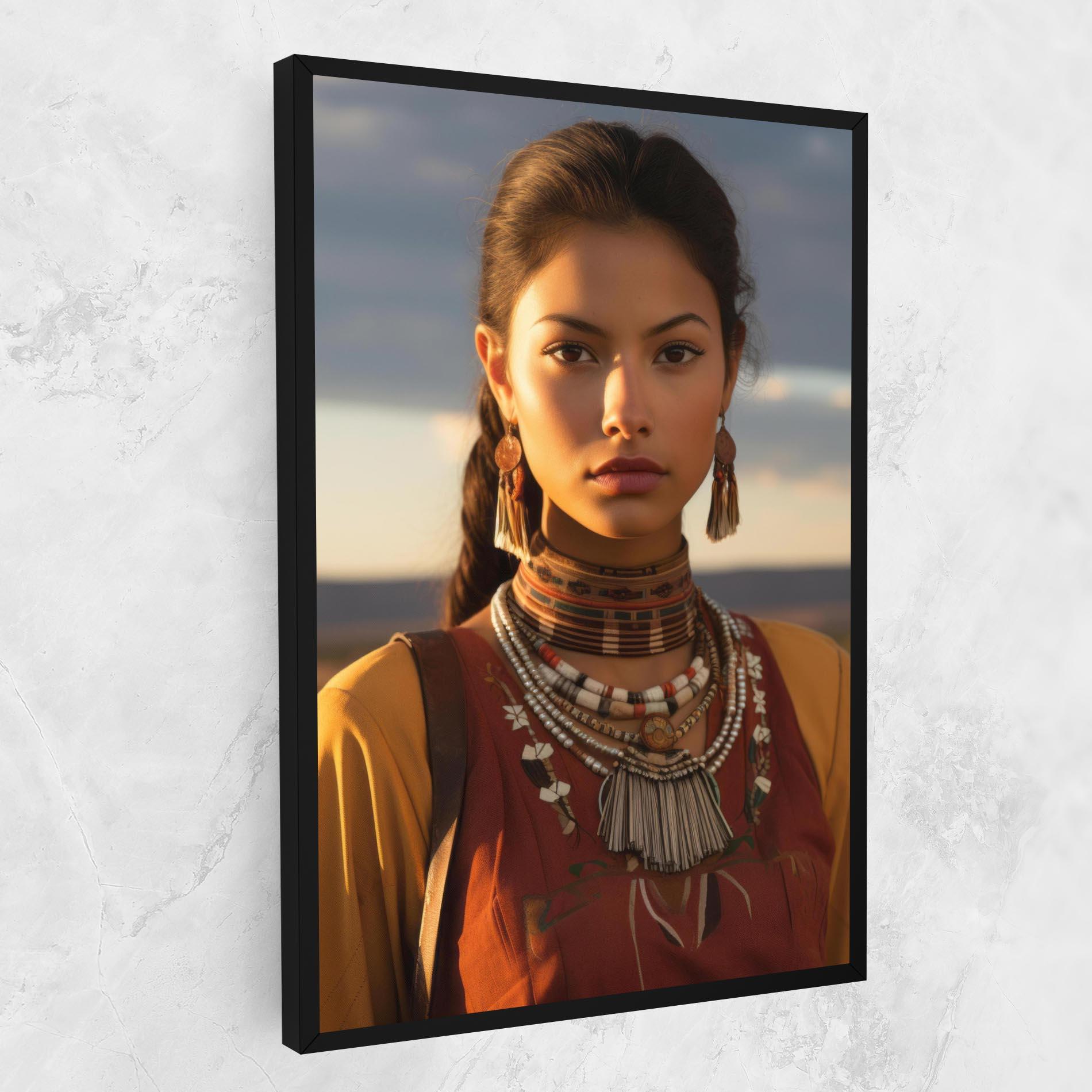 Tablou Canvas Native American Desert mockup 1