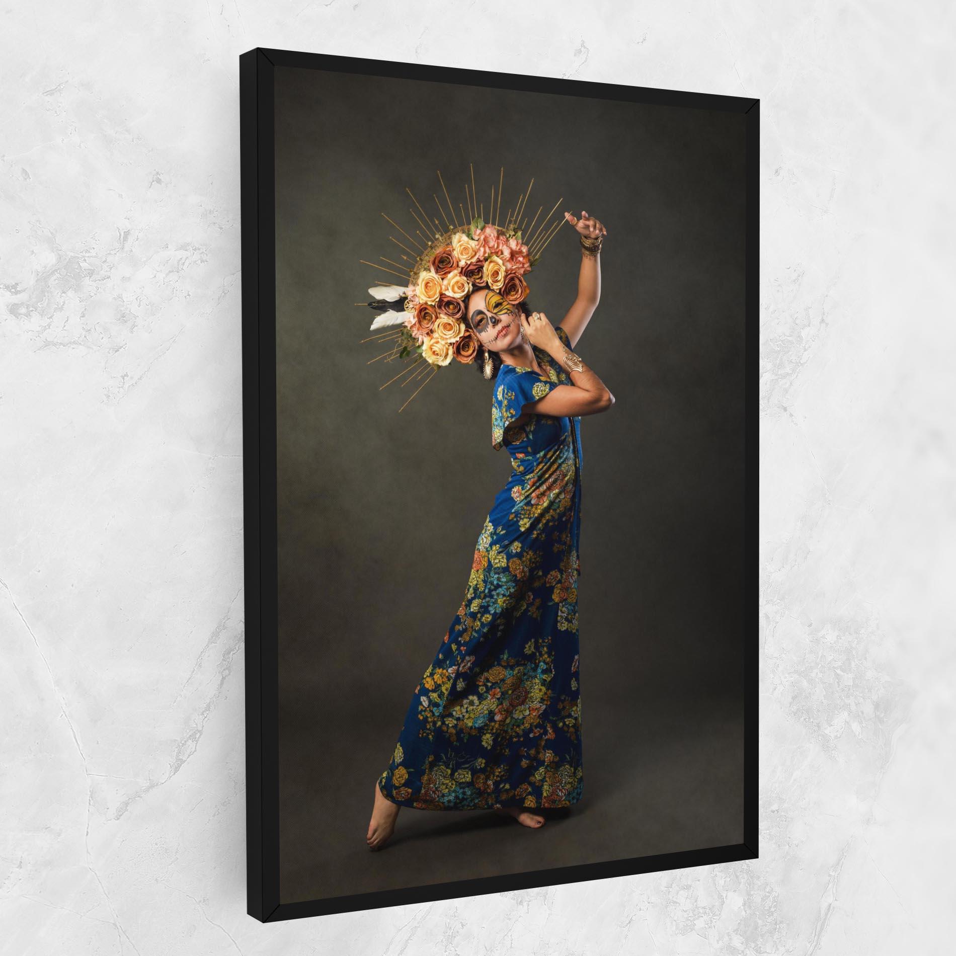 Tablou Canvas Sugar Skull Face mockup 1