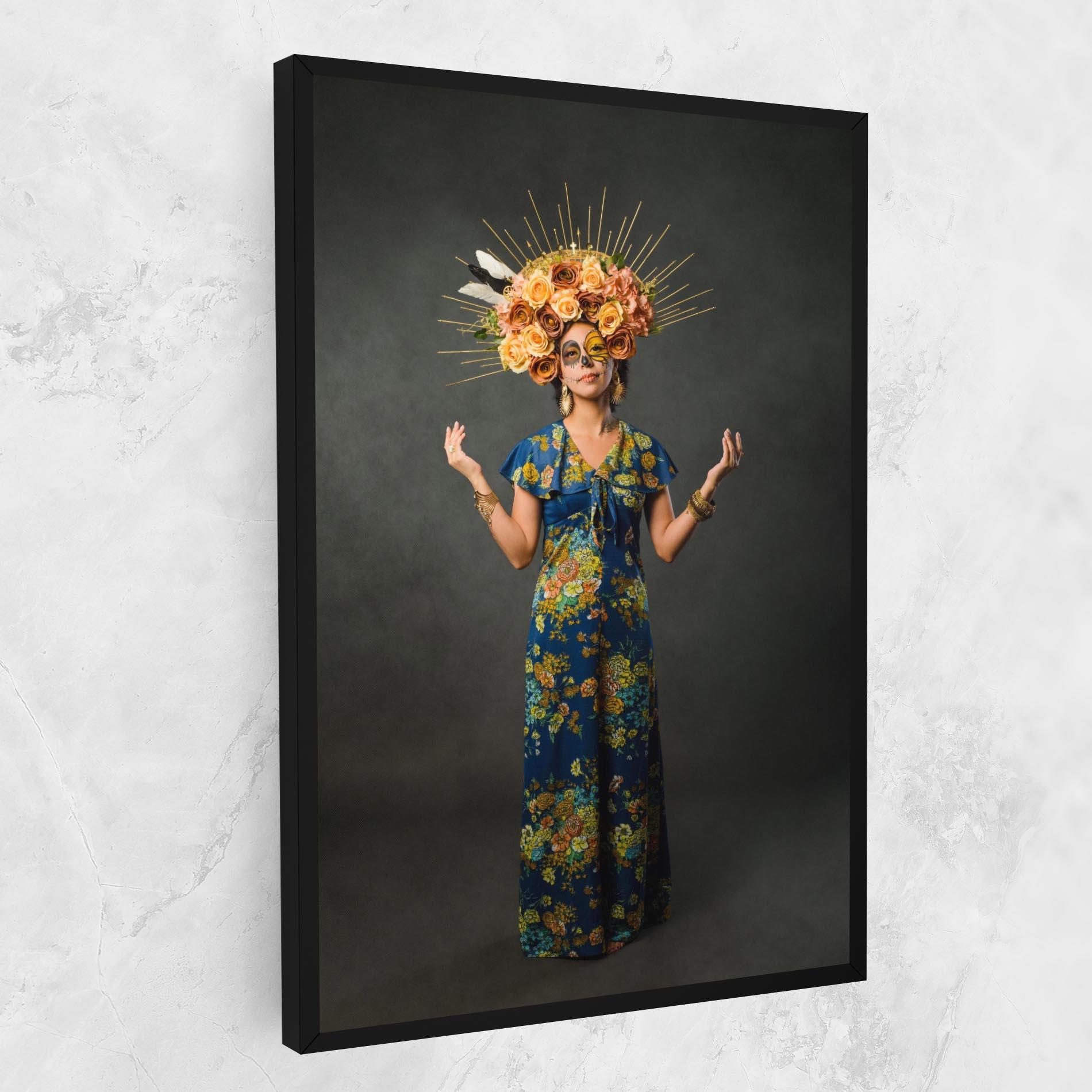 Tablou Canvas Sugar Skull Makeup mockup 1