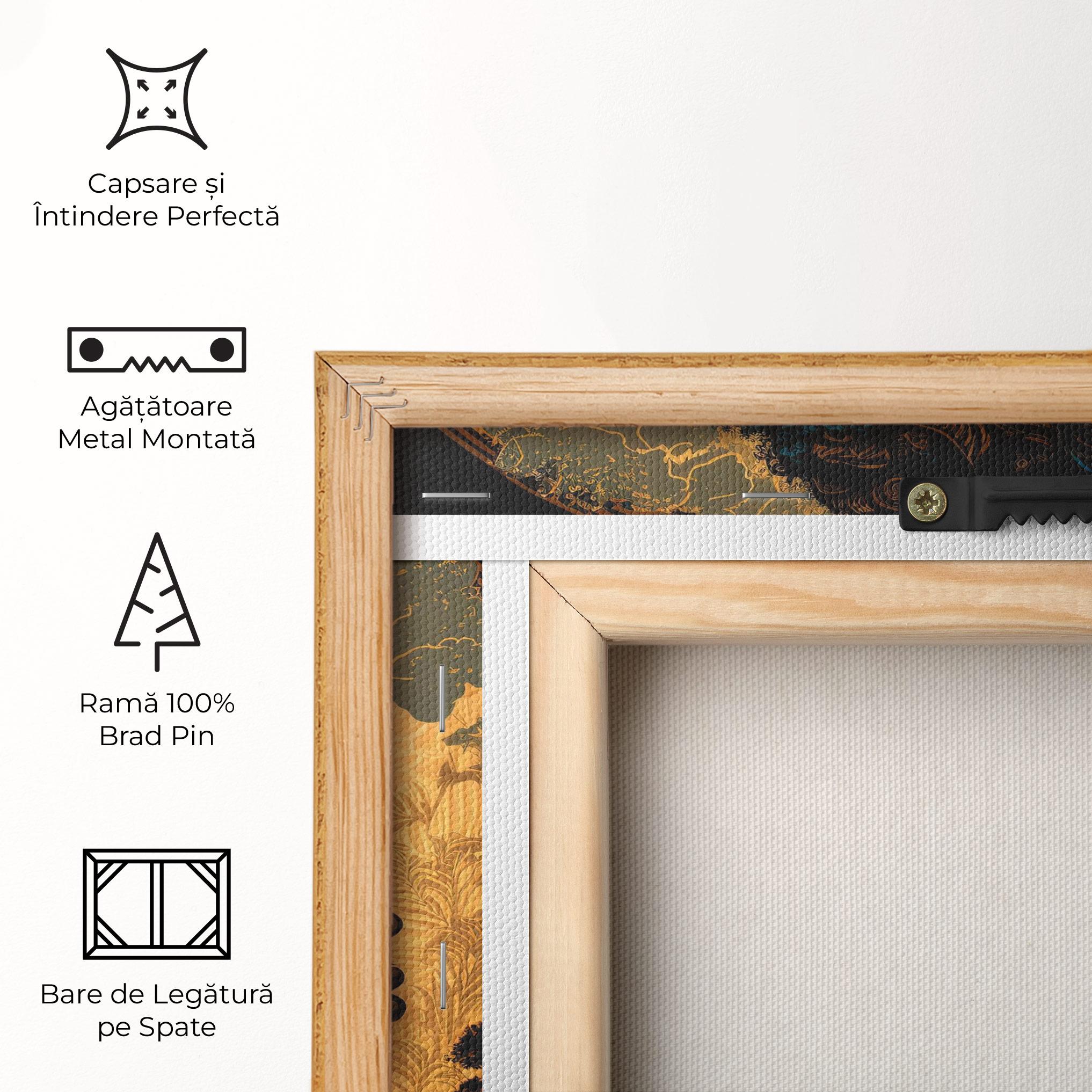 Tablou Canvas African Profile Woman mockup 5