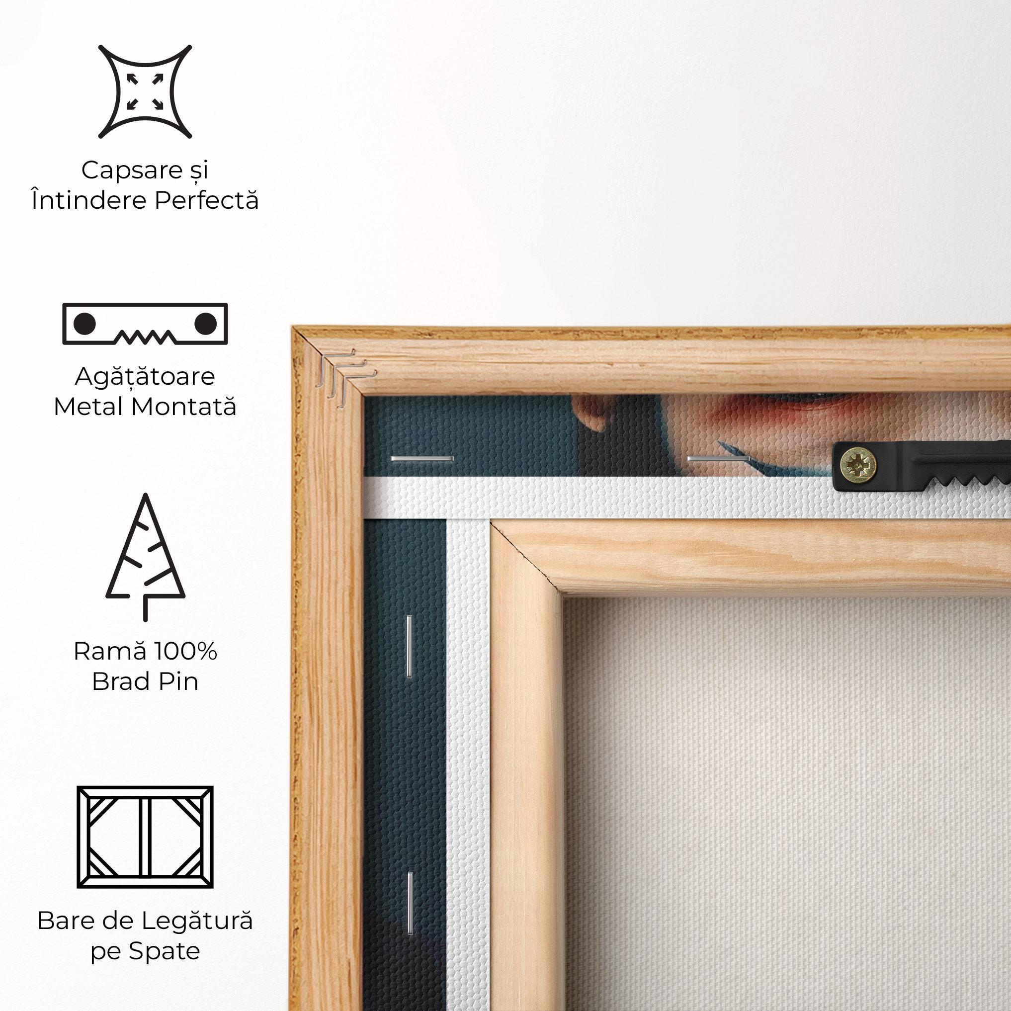 Tablou Canvas Asian Painted Woman mockup 5