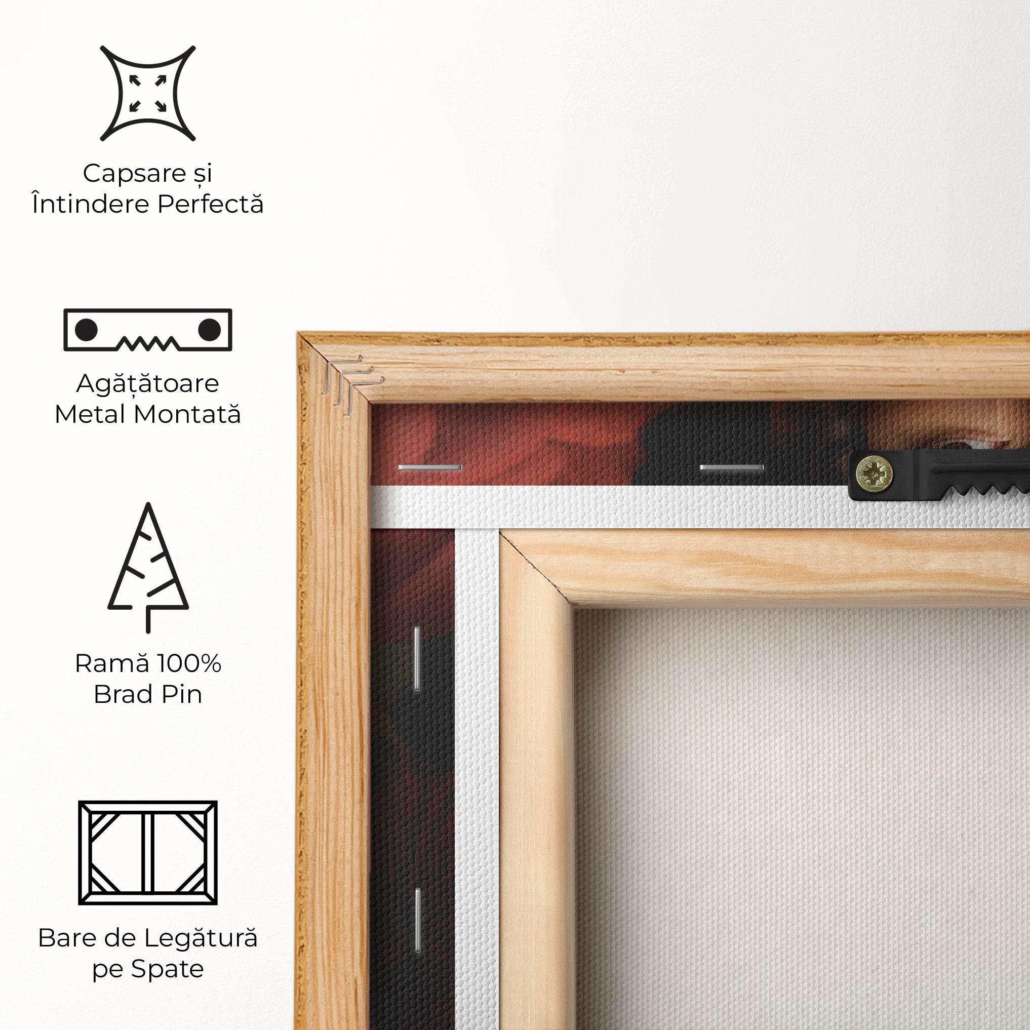 Tablou Canvas Floral Dress Lady mockup 5