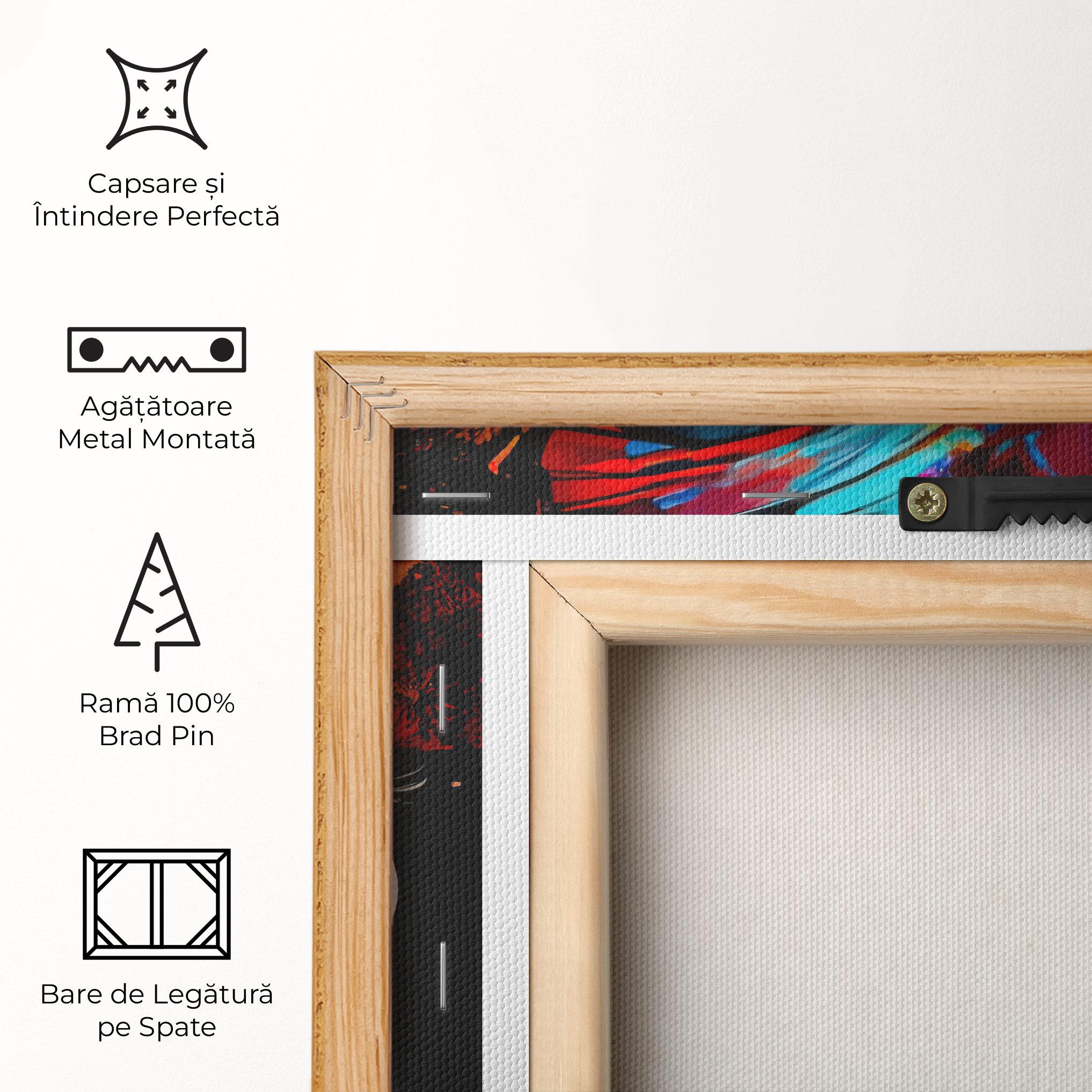 Tablou Canvas Pretty African Art Splash mockup 5