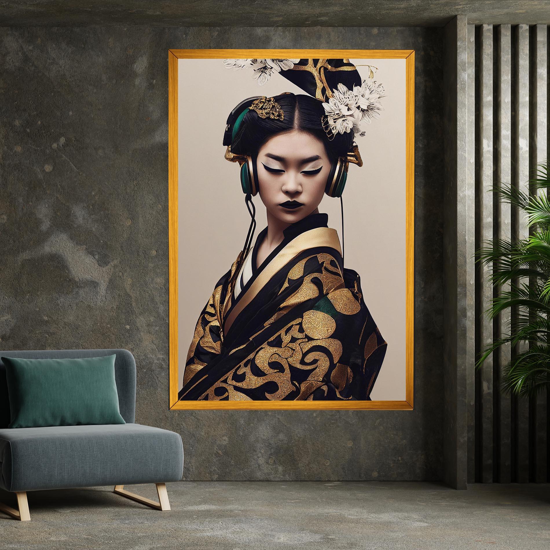 Tablou Canvas Kimono Headphones mockup 7