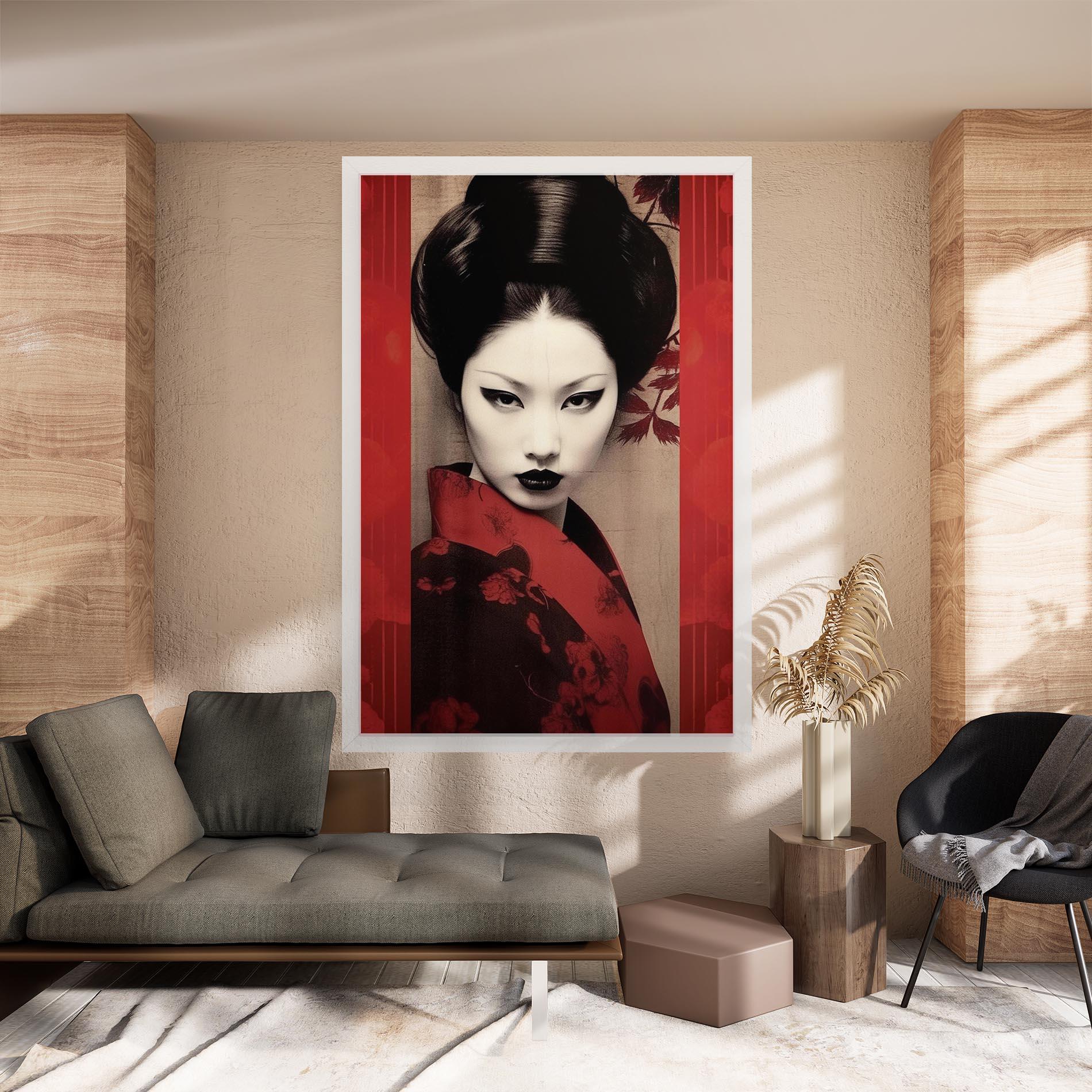 Tablou Canvas Black Asiatic Makeup mockup 8