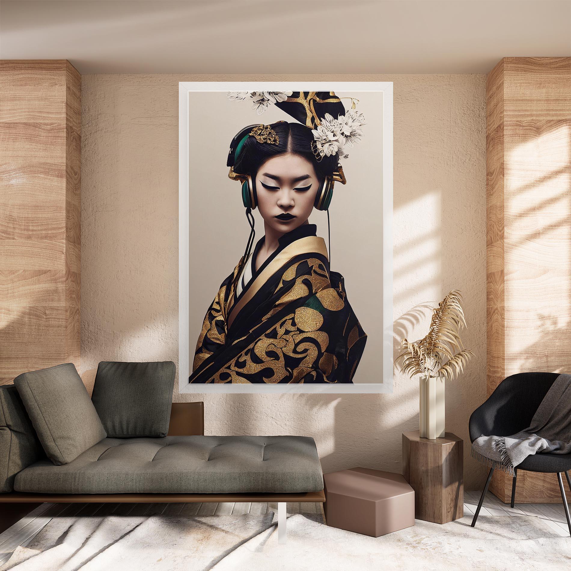 Tablou Canvas Kimono Headphones mockup 8