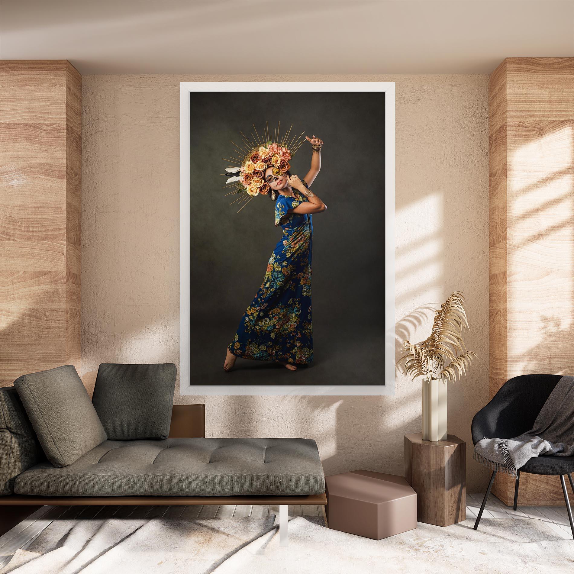 Tablou Canvas Sugar Skull Face mockup 8