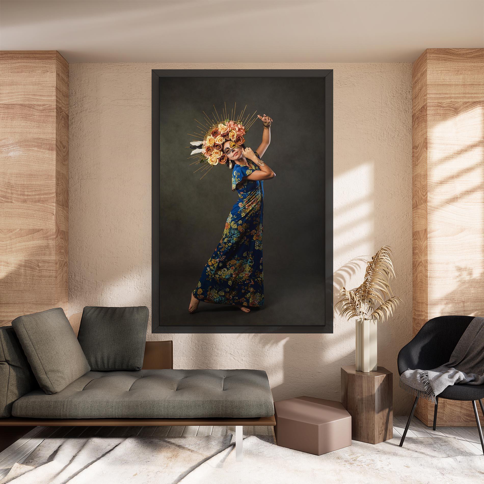 Tablou Canvas Sugar Skull Face mockup 8