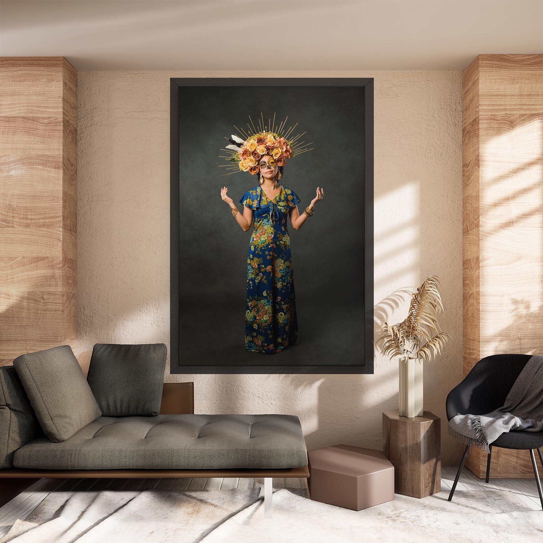 Tablou Canvas Sugar Skull Makeup mockup 8