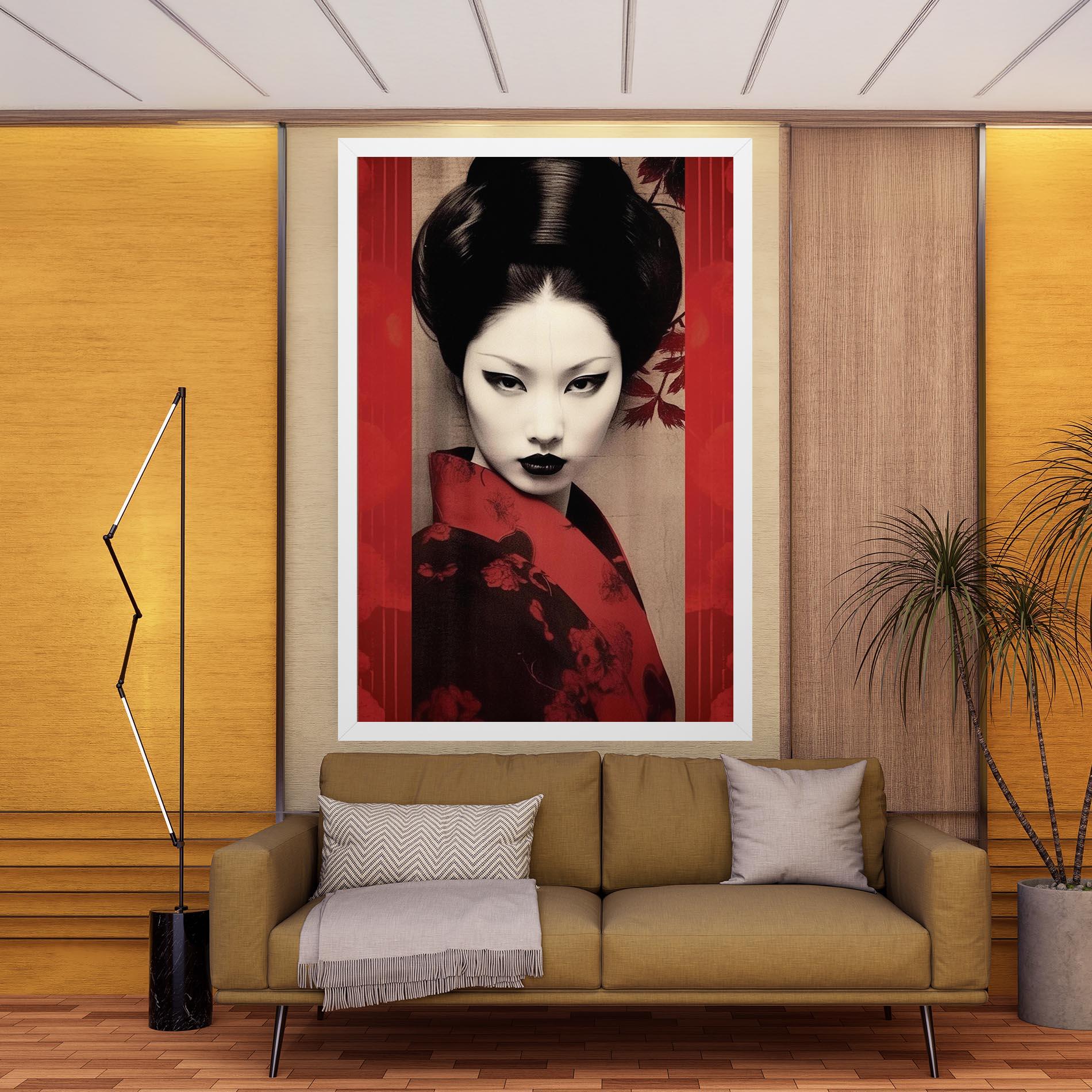 Tablou Canvas Black Asiatic Makeup mockup 9