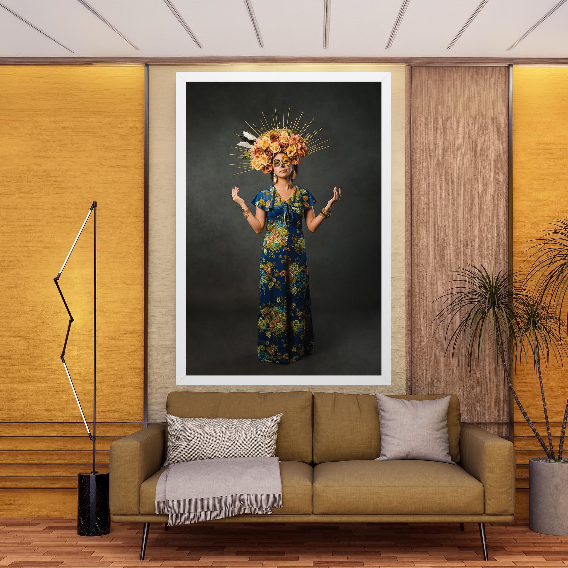 Tablou Canvas Sugar Skull Makeup mockup 9