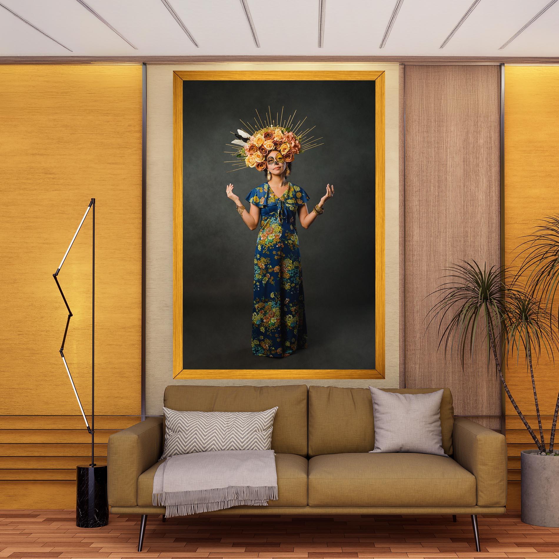 Tablou Canvas Sugar Skull Makeup mockup 9